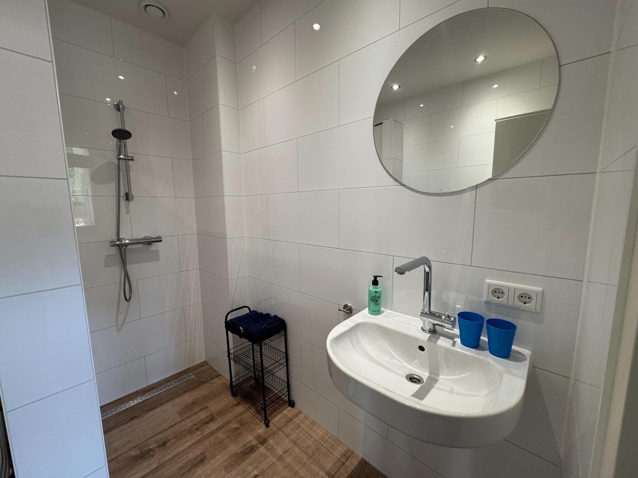 De badkamer van Gastenverblijf Langelshoes in Haaksbergen