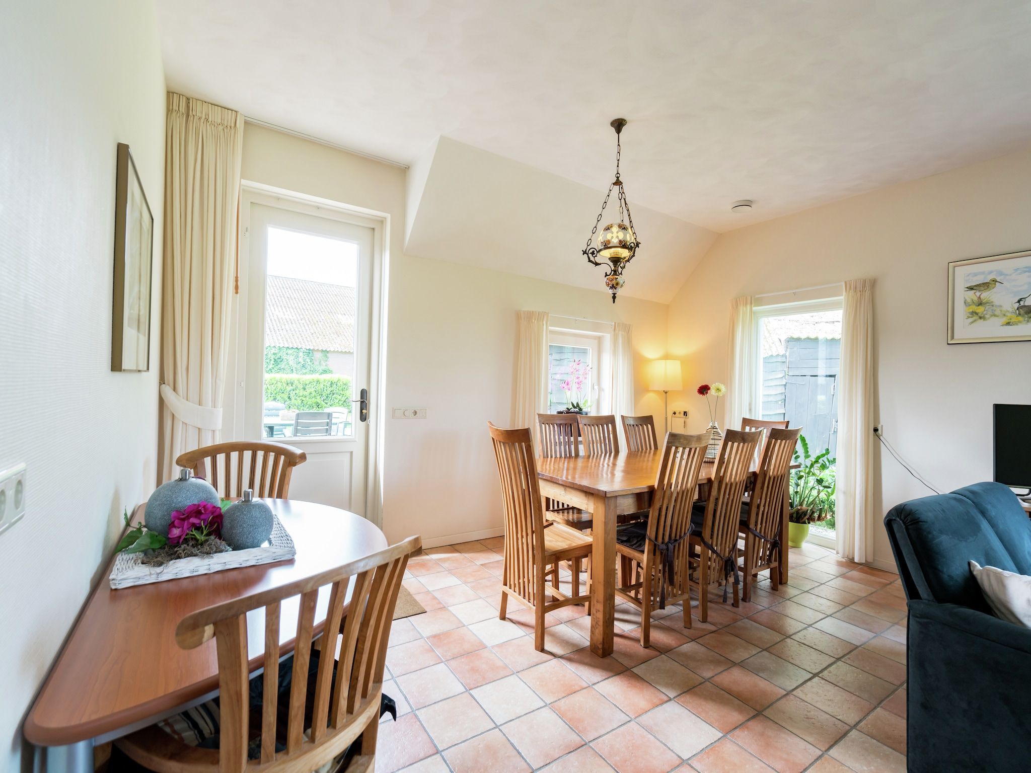 De woonkamer van Gerhardeshoeve in Hardenberg-Rheeze