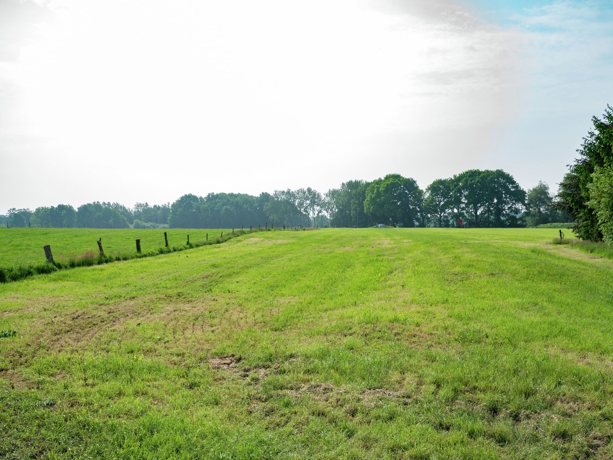 Het uitzicht vanaf Gerhardeshoeve in Hardenberg-Rheeze