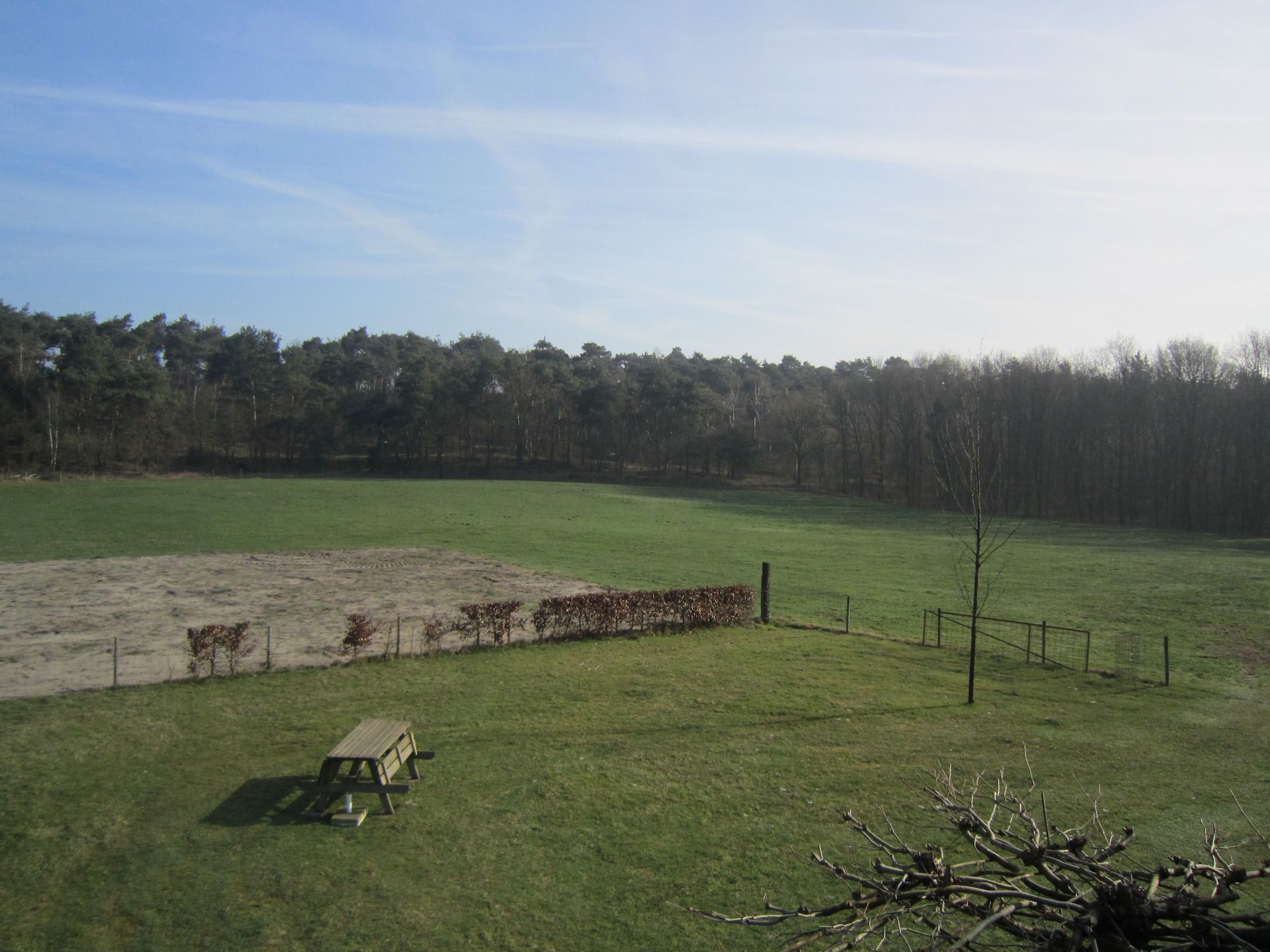 Het uitzicht vanaf Le Petit Miracle in Well