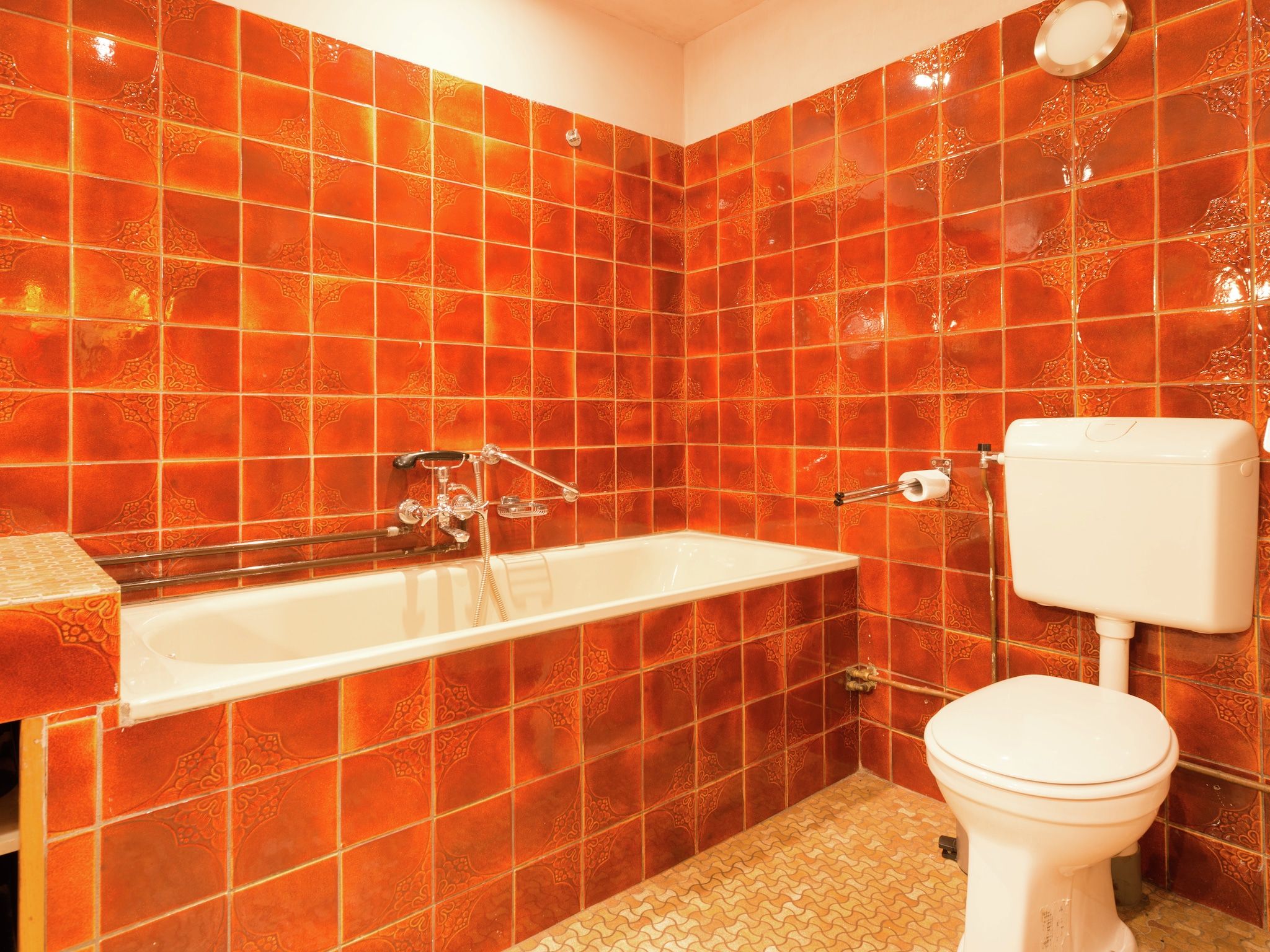 De badkamer van De Eekhorst in Balkbrug