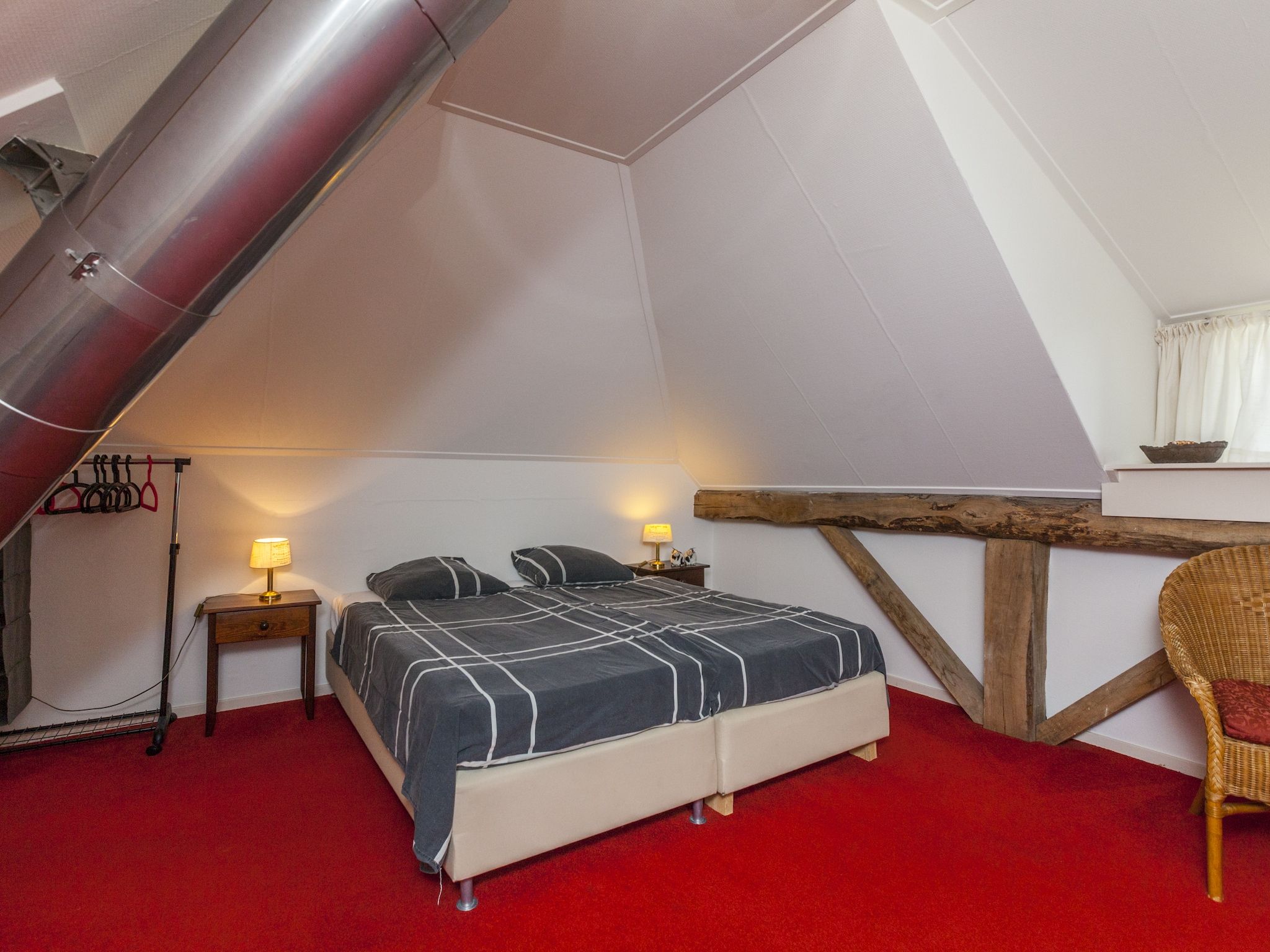 Een slaapkamer van De Hytte in Balkbrug