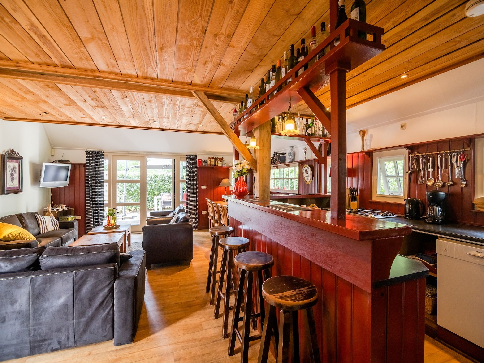 De keuken van De Hytte in Balkbrug