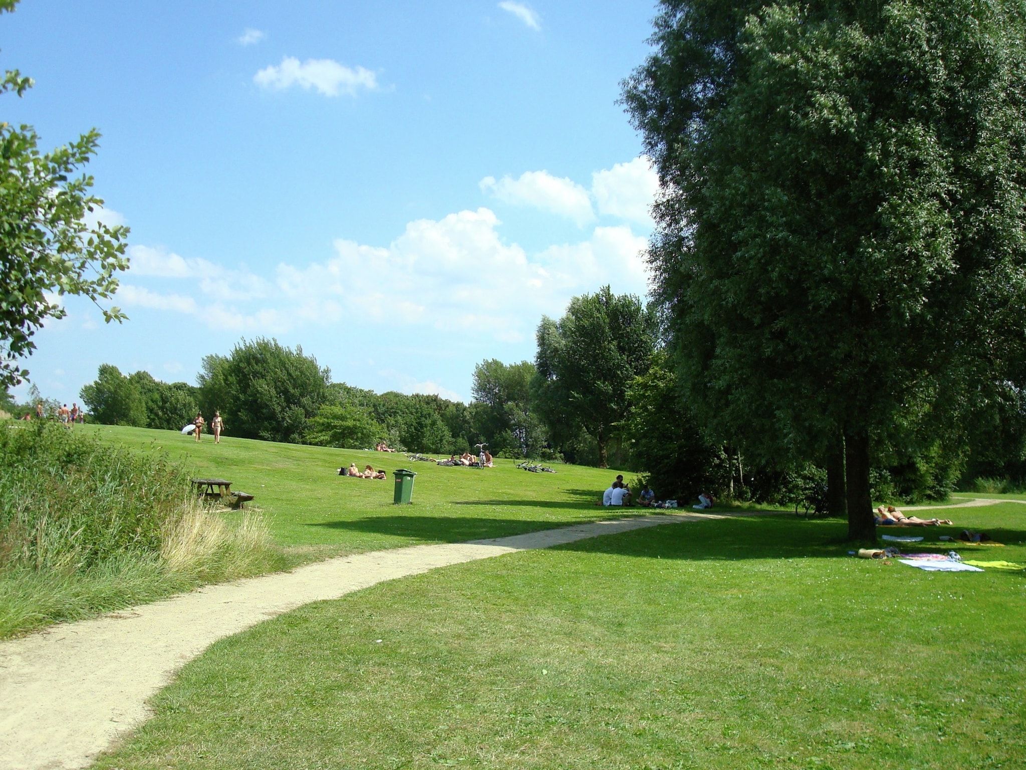 De omgeving van Villa ten Hoeve in Steendam