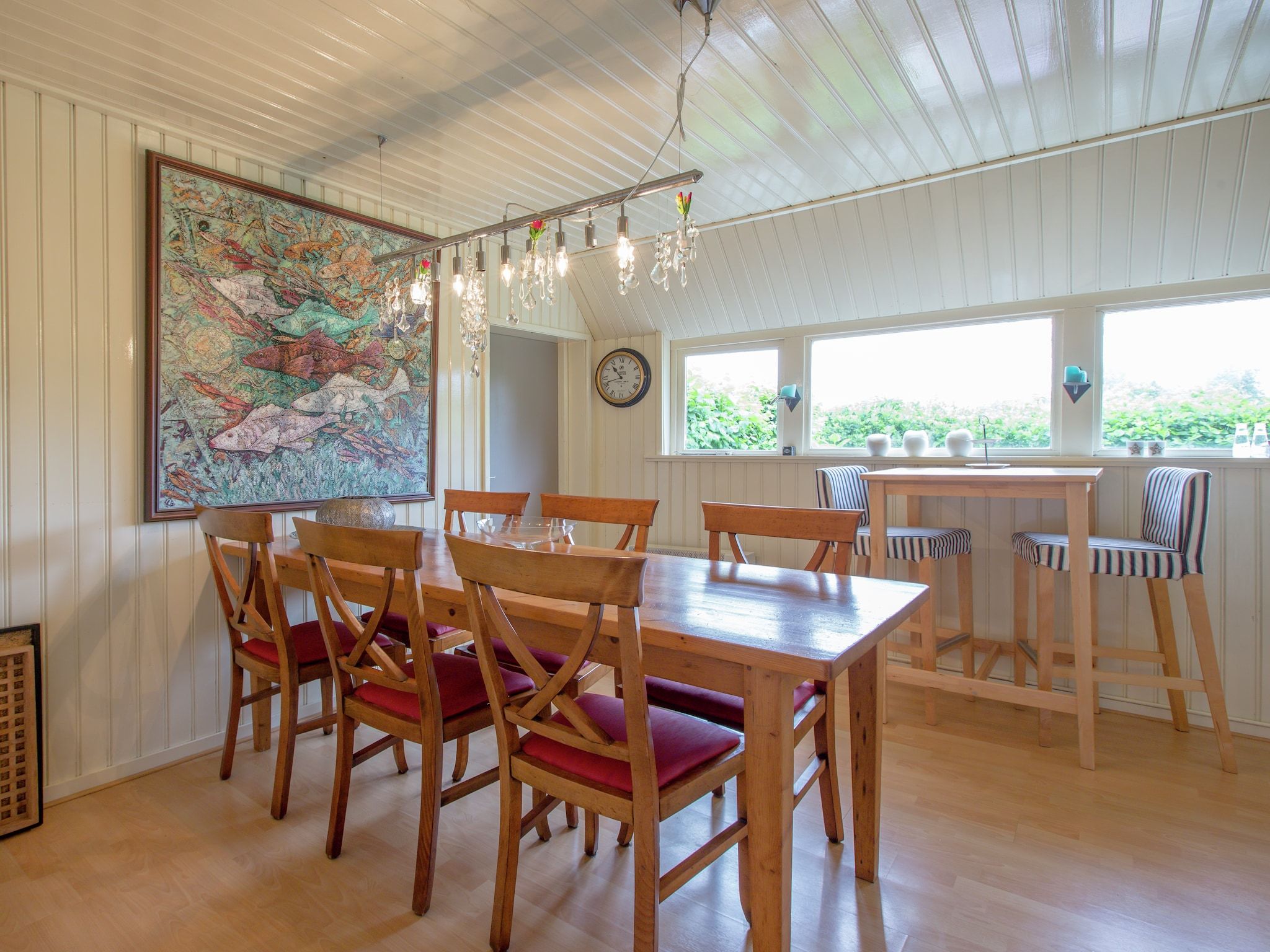 De eetkamer van De Goudsbloem in Molkwerum