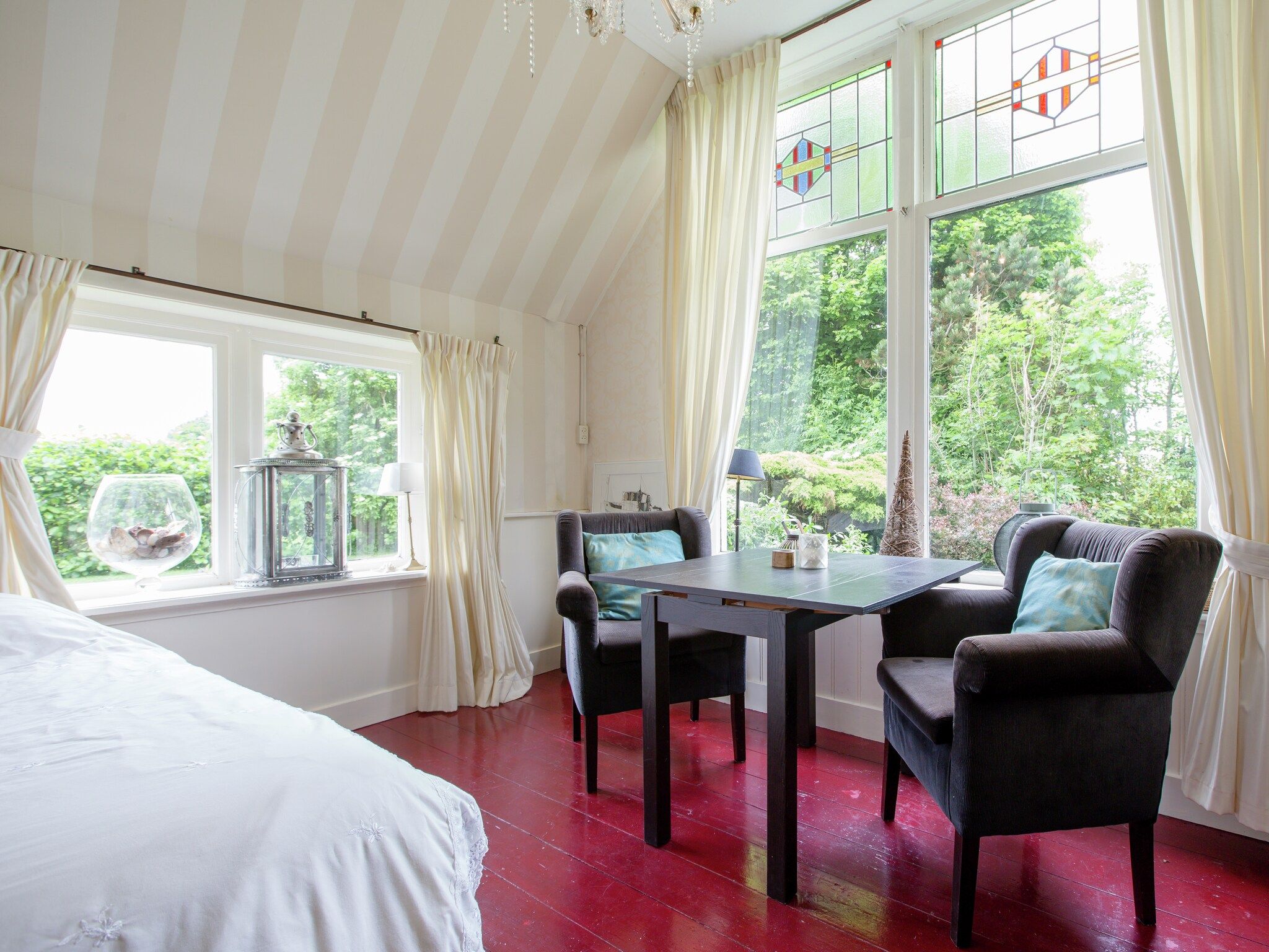 Een slaapkamer van De Goudsbloem in Molkwerum