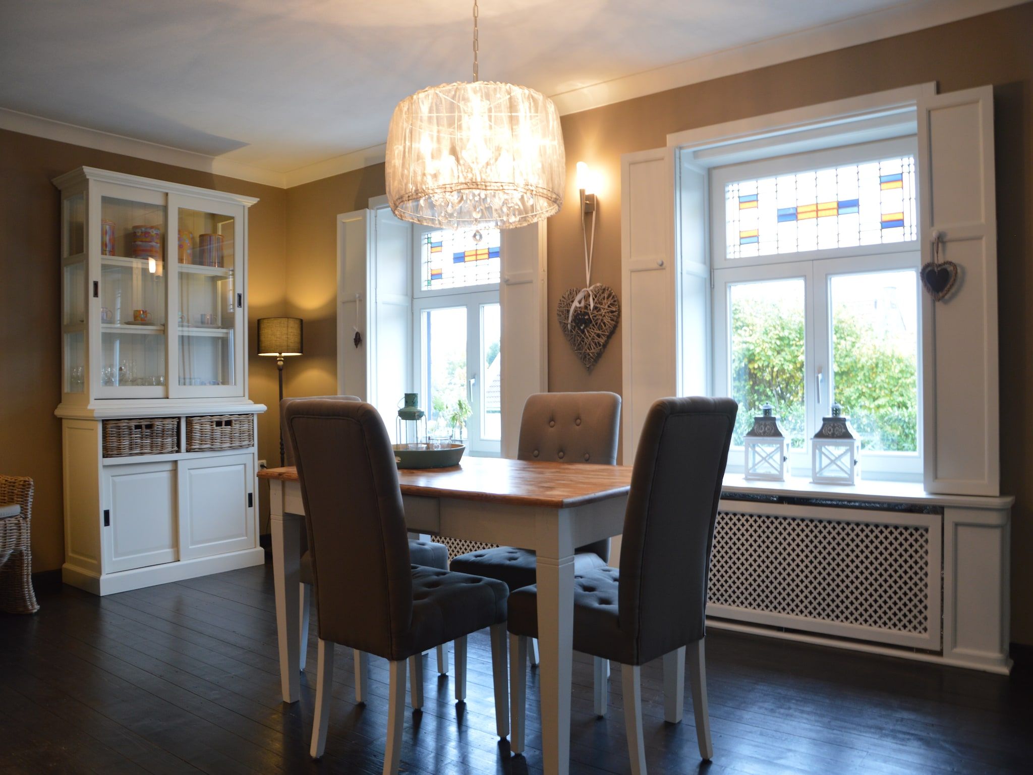 De eetkamer van Maasheuvel in Roosteren