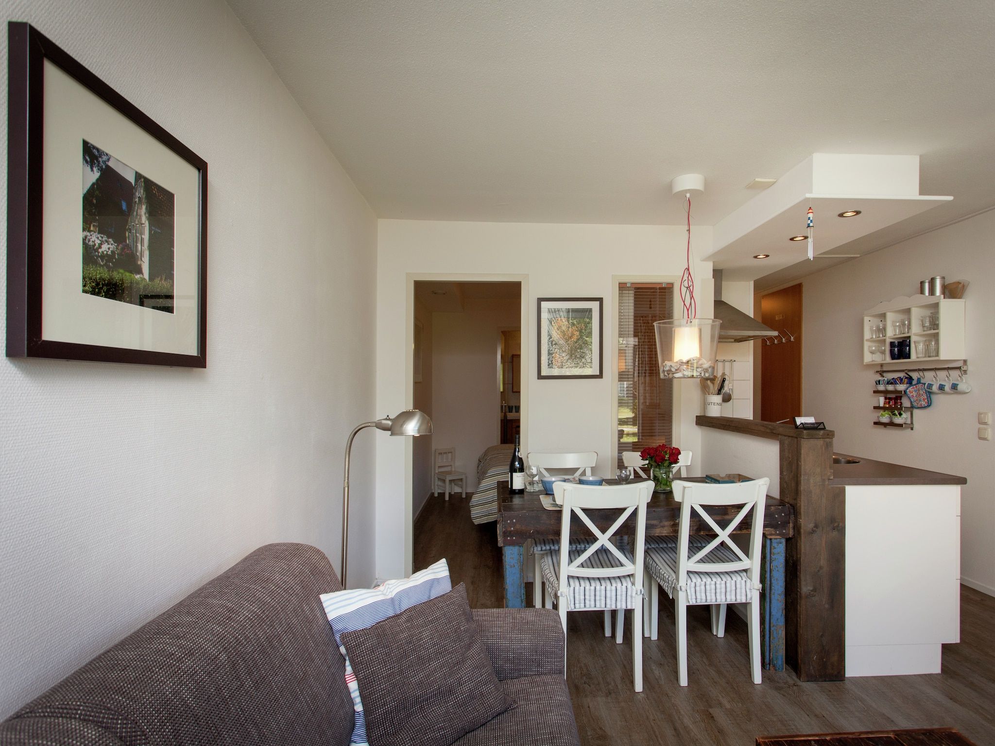 De eetkamer van Zandlust in Ameland