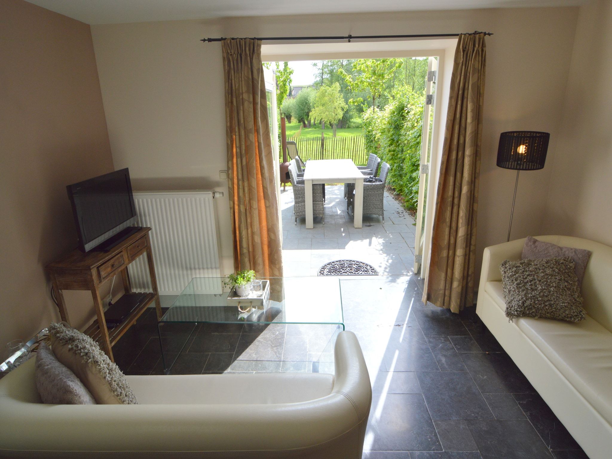 De woonkamer van Hoeve A Gen Water - Hummesknupke in Slenaken