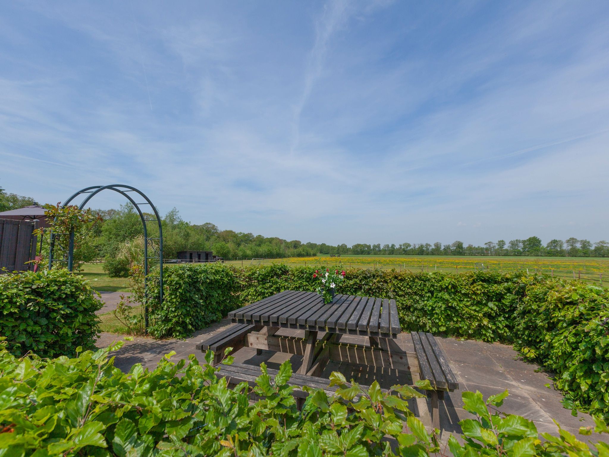 De tuin van Lyts Sypenstien in Langweer