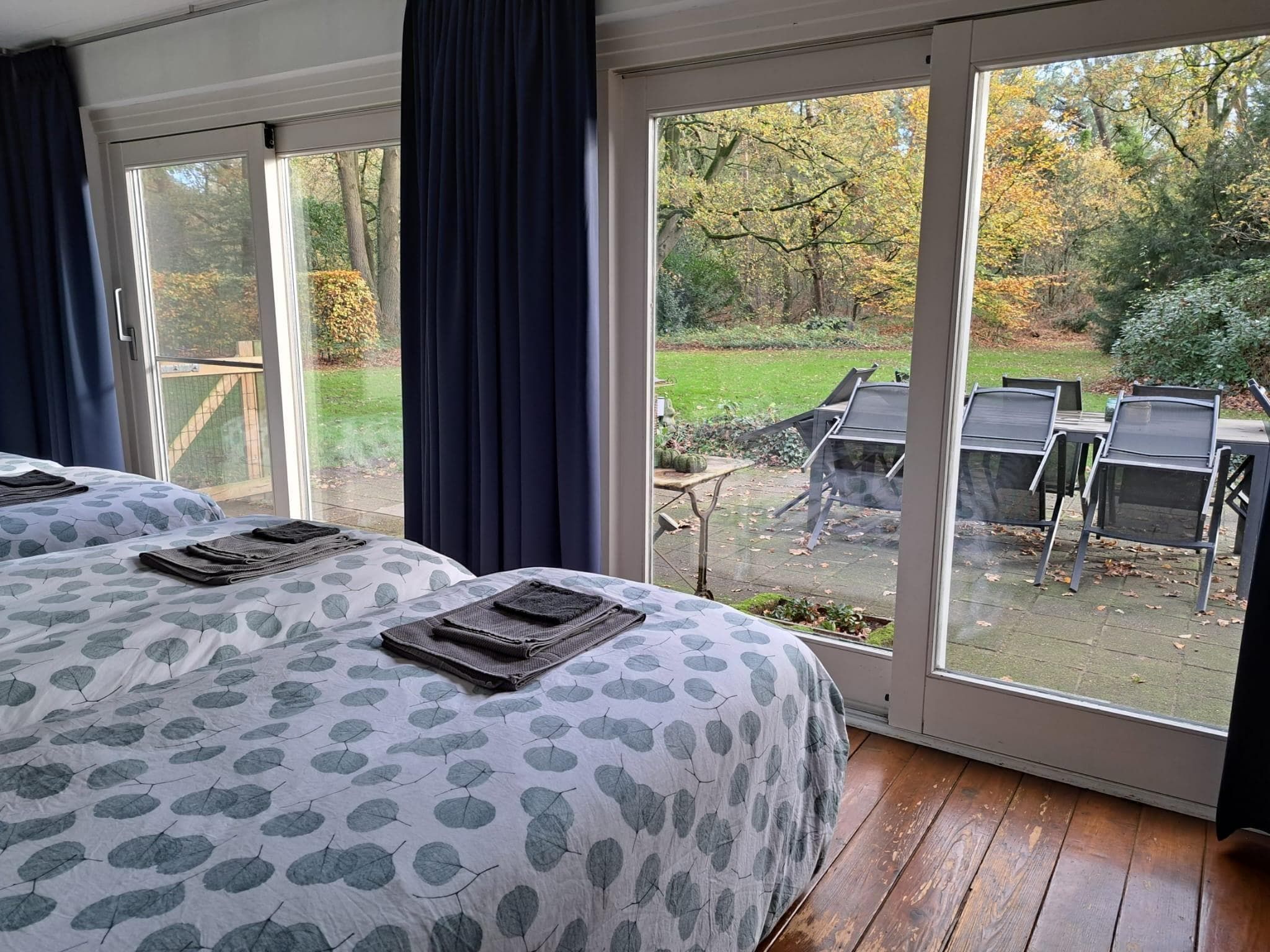 Een slaapkamer van Vier Vogelenzang in Vessem