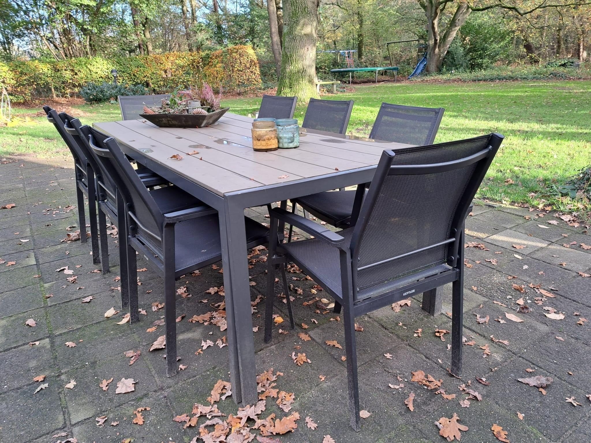 Het terras van Vier Vogelenzang in Vessem