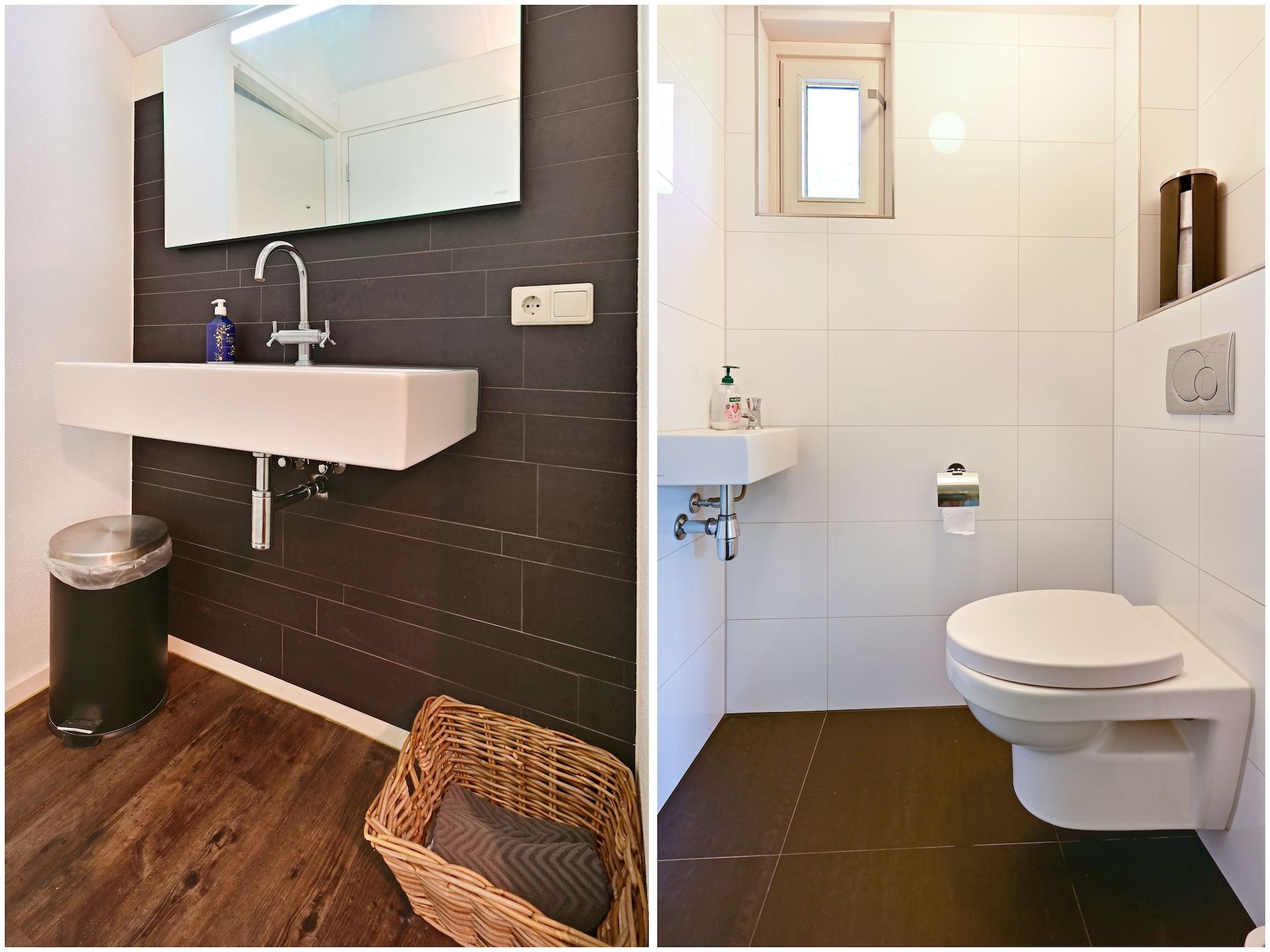 De badkamer van Veldzicht in Reutum-Weerselo