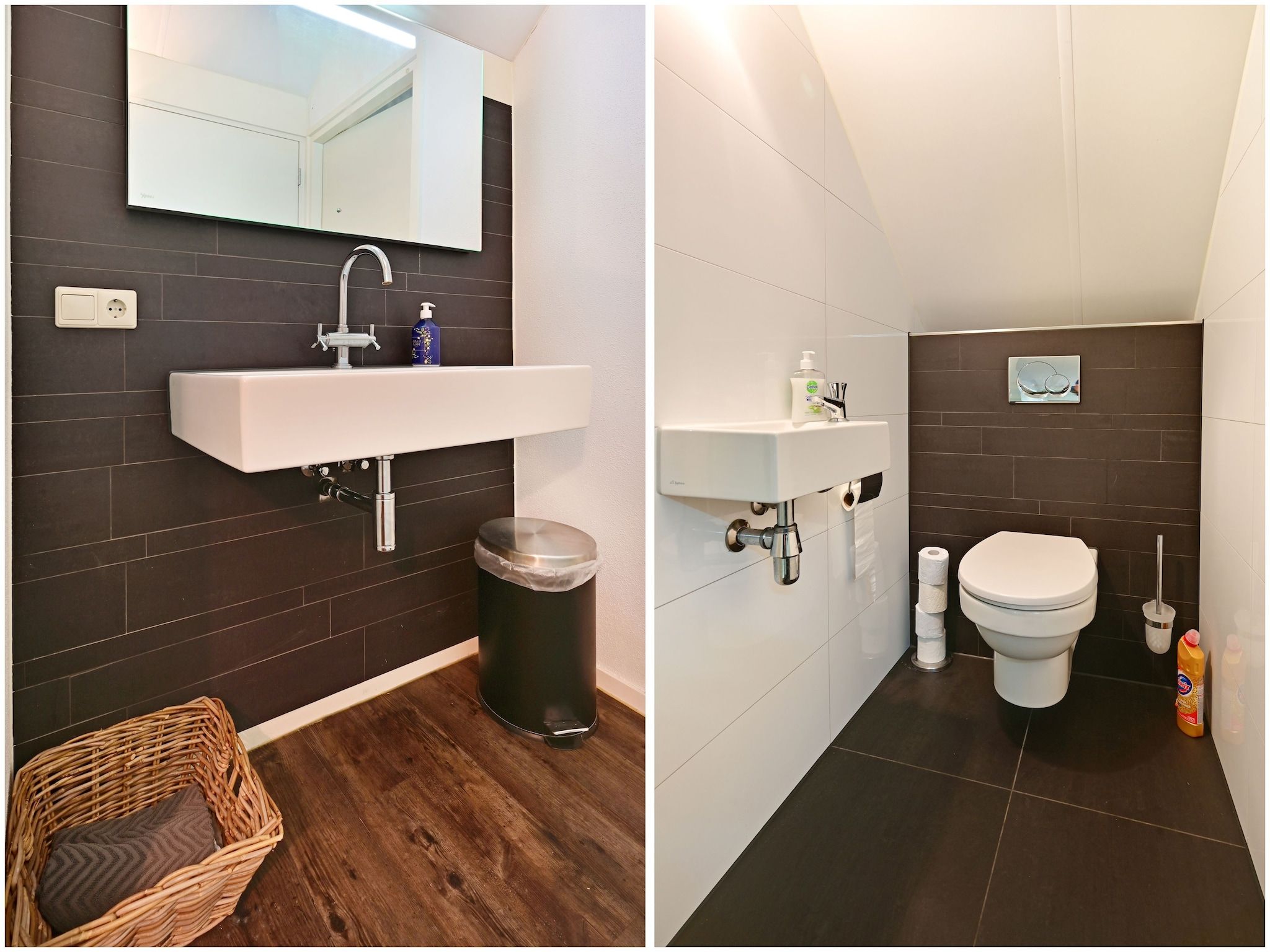 De badkamer van Veldzicht in Reutum-Weerselo