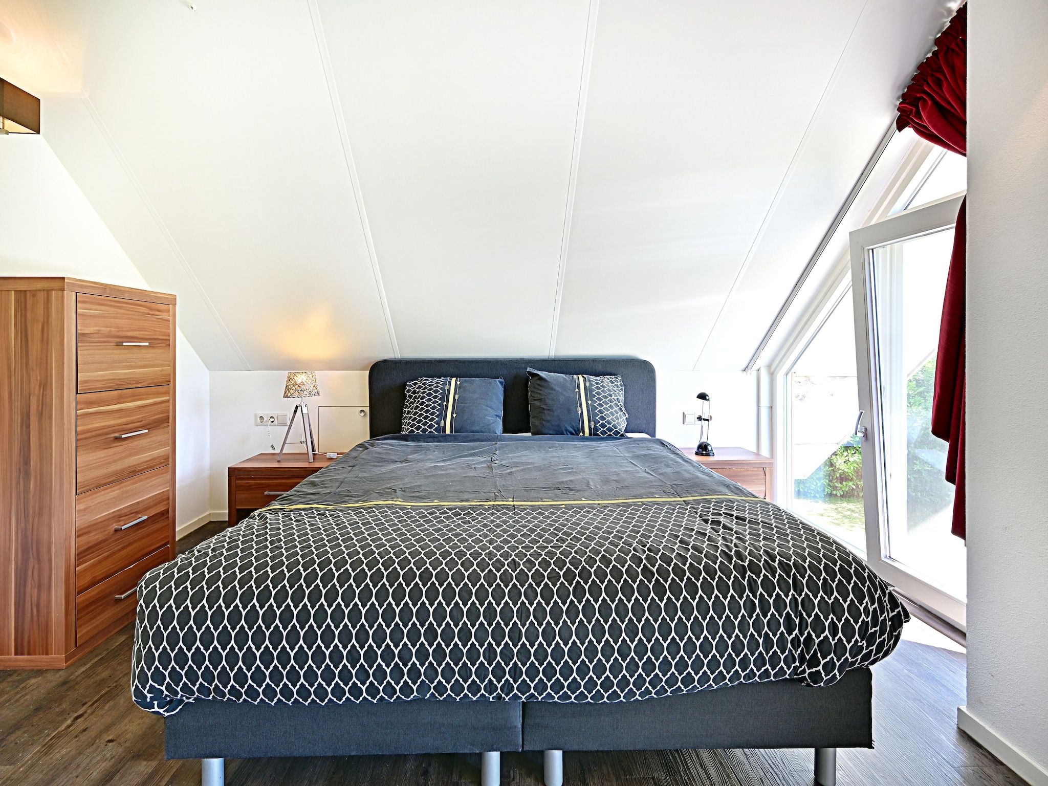 Een slaapkamer van Veldzicht in Reutum-Weerselo