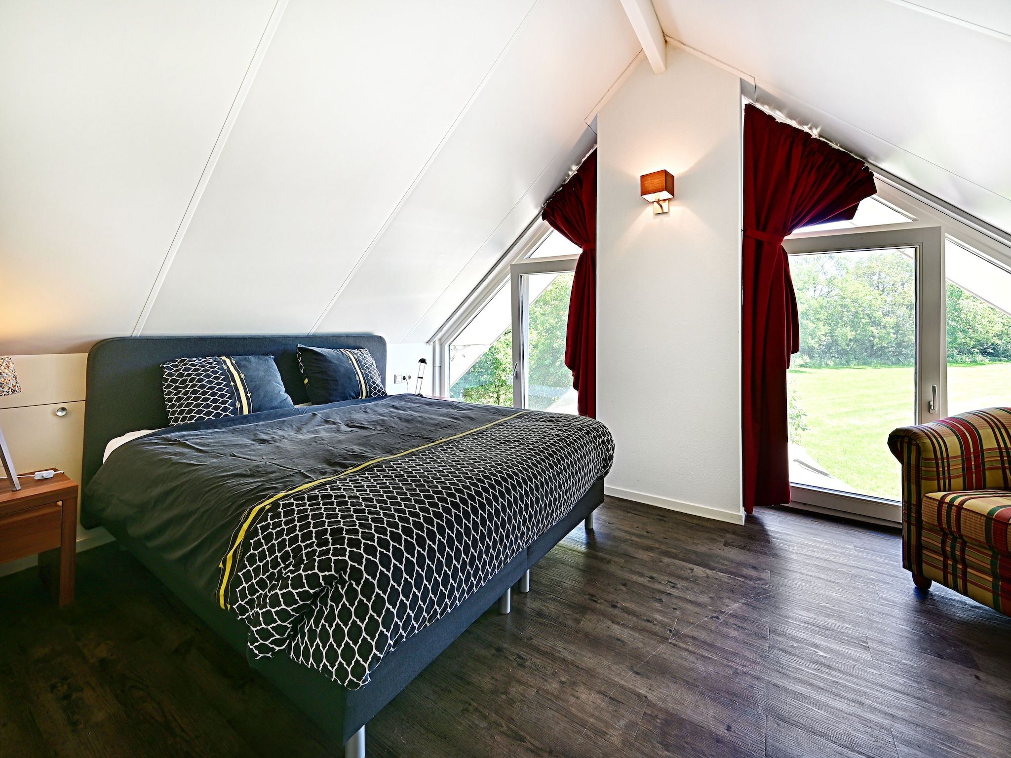 Een slaapkamer van Veldzicht in Reutum-Weerselo