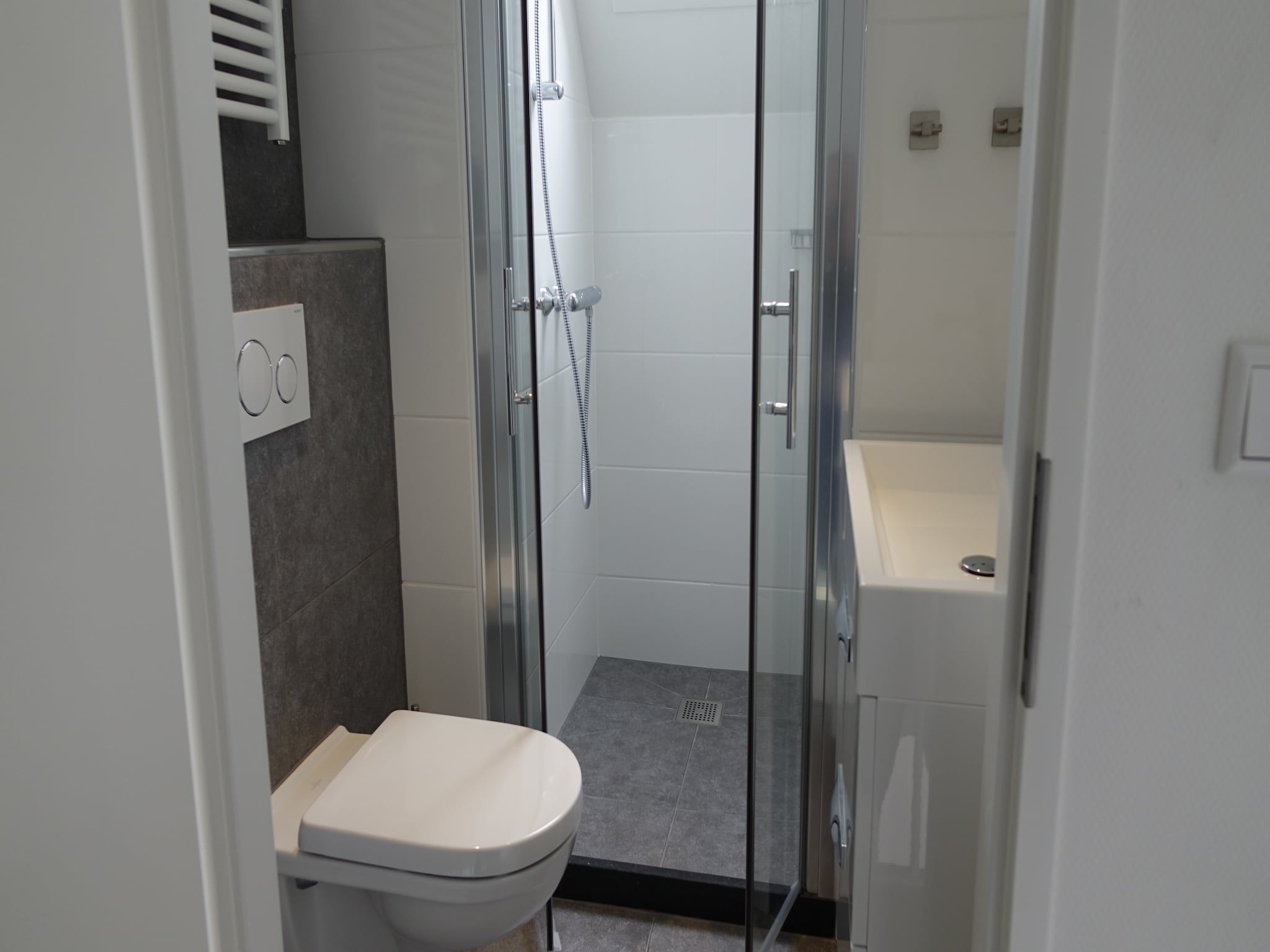 De badkamer van Wellness aan het Water in Eernewolde in Earnewald