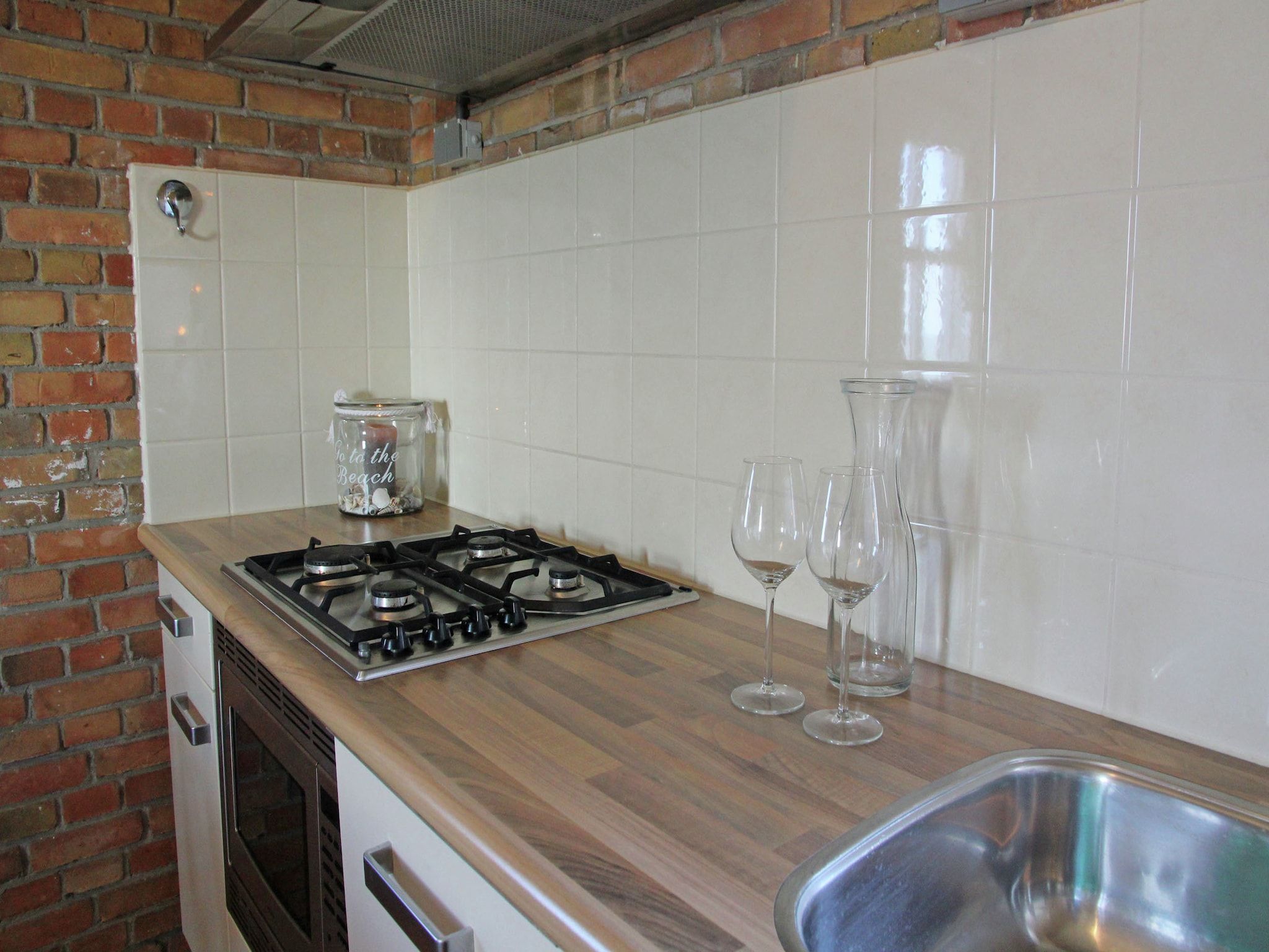 De keuken van De Kustwachttoren in Huisduinen