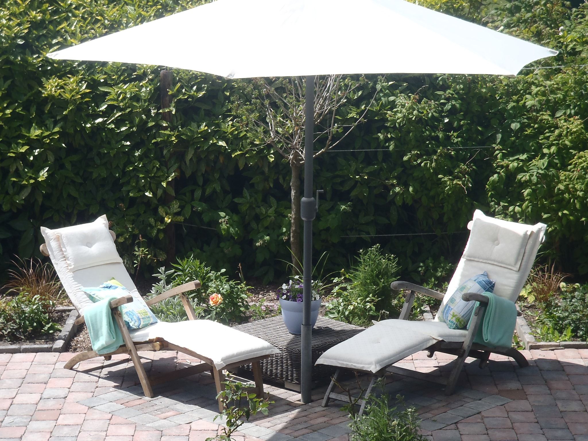 Het terras van Ritthemse Pracht in Vlissingen-Ritthem