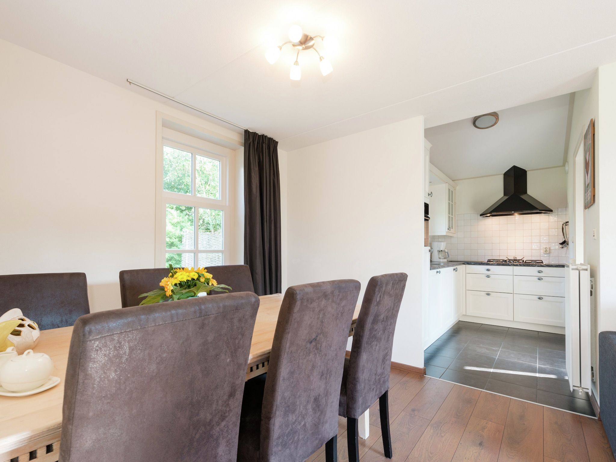 De keuken van De Grutto in Hippolytushoef