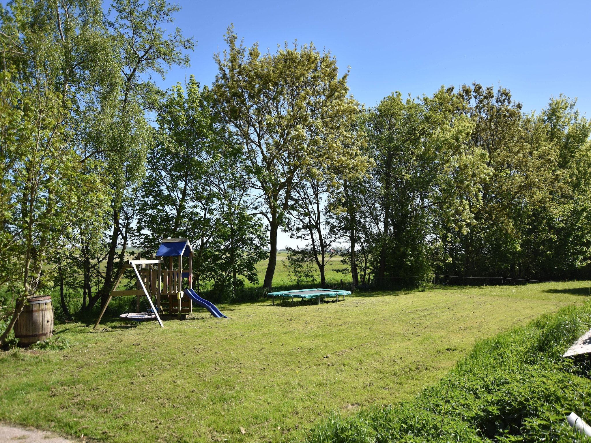 De tuin van Berkenhof in Workum