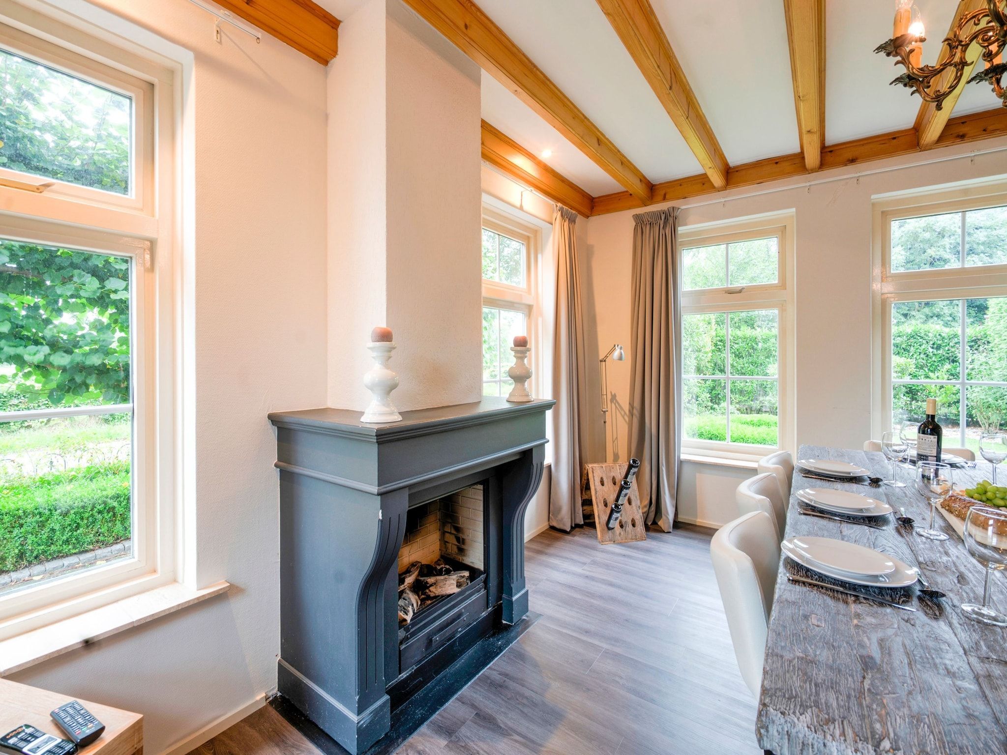 De eetkamer van Heide State in Noardburgum