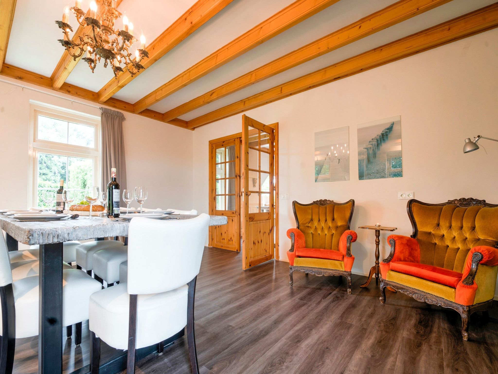 De eetkamer van Heide State in Noardburgum