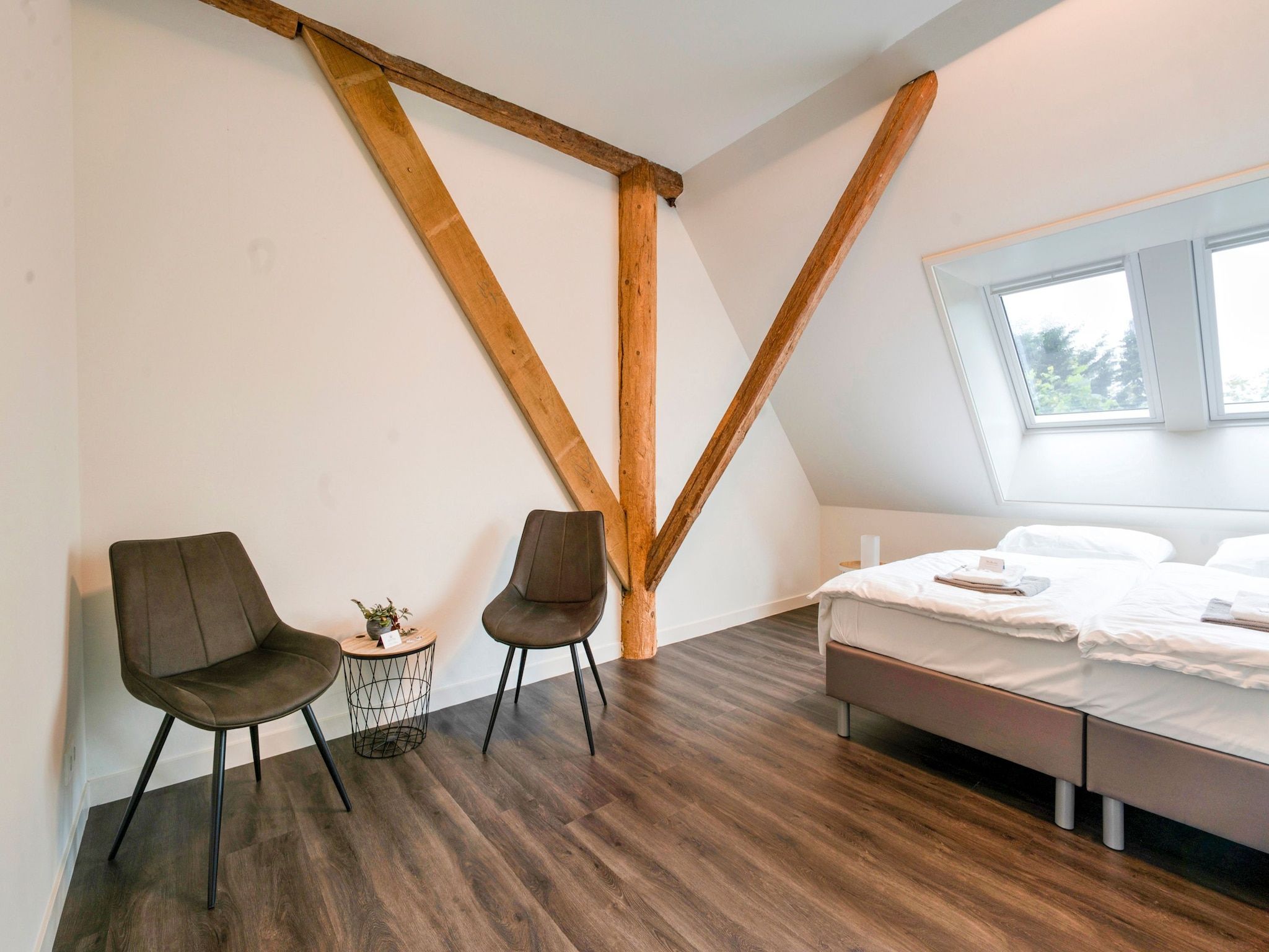 Een slaapkamer van Heide State in Noardburgum