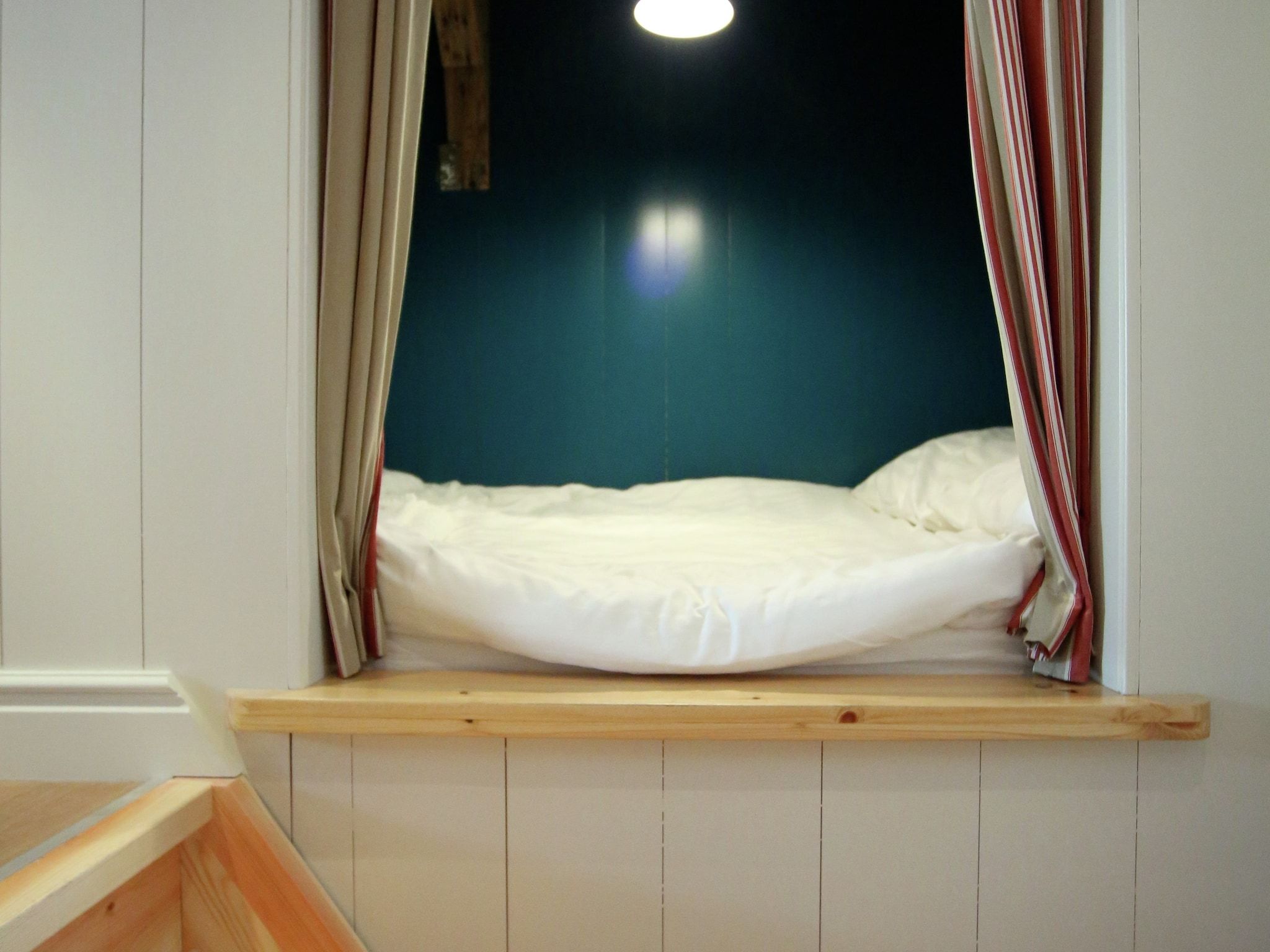 Een slaapkamer van VOC-Huys in Enkhuizen