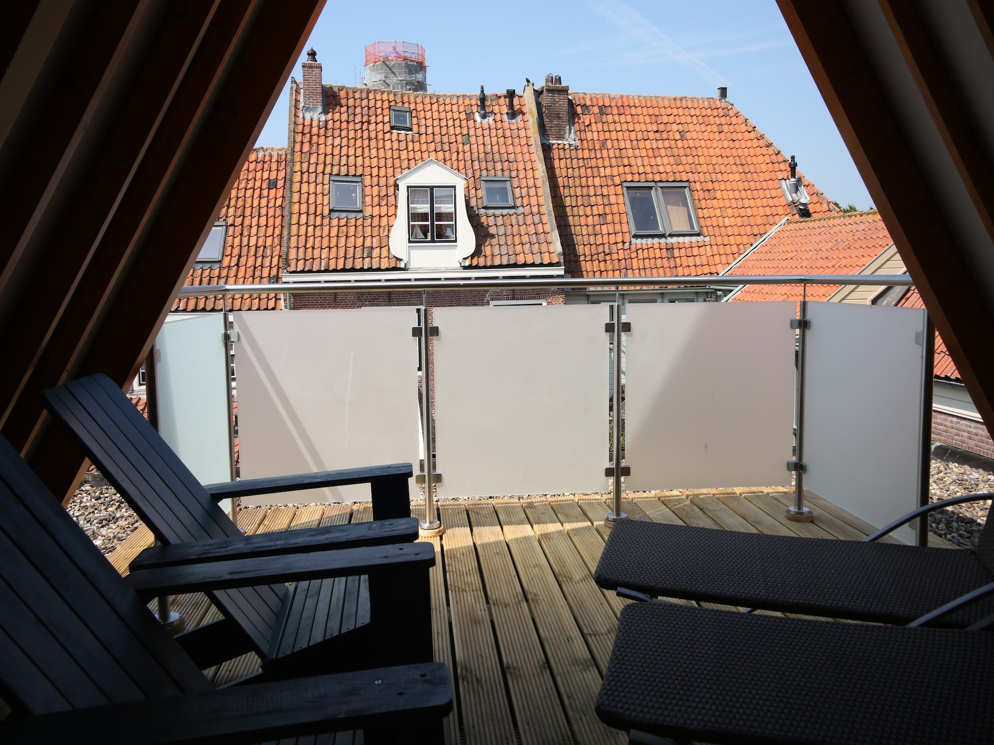 Het terras van VOC-Huys in Enkhuizen