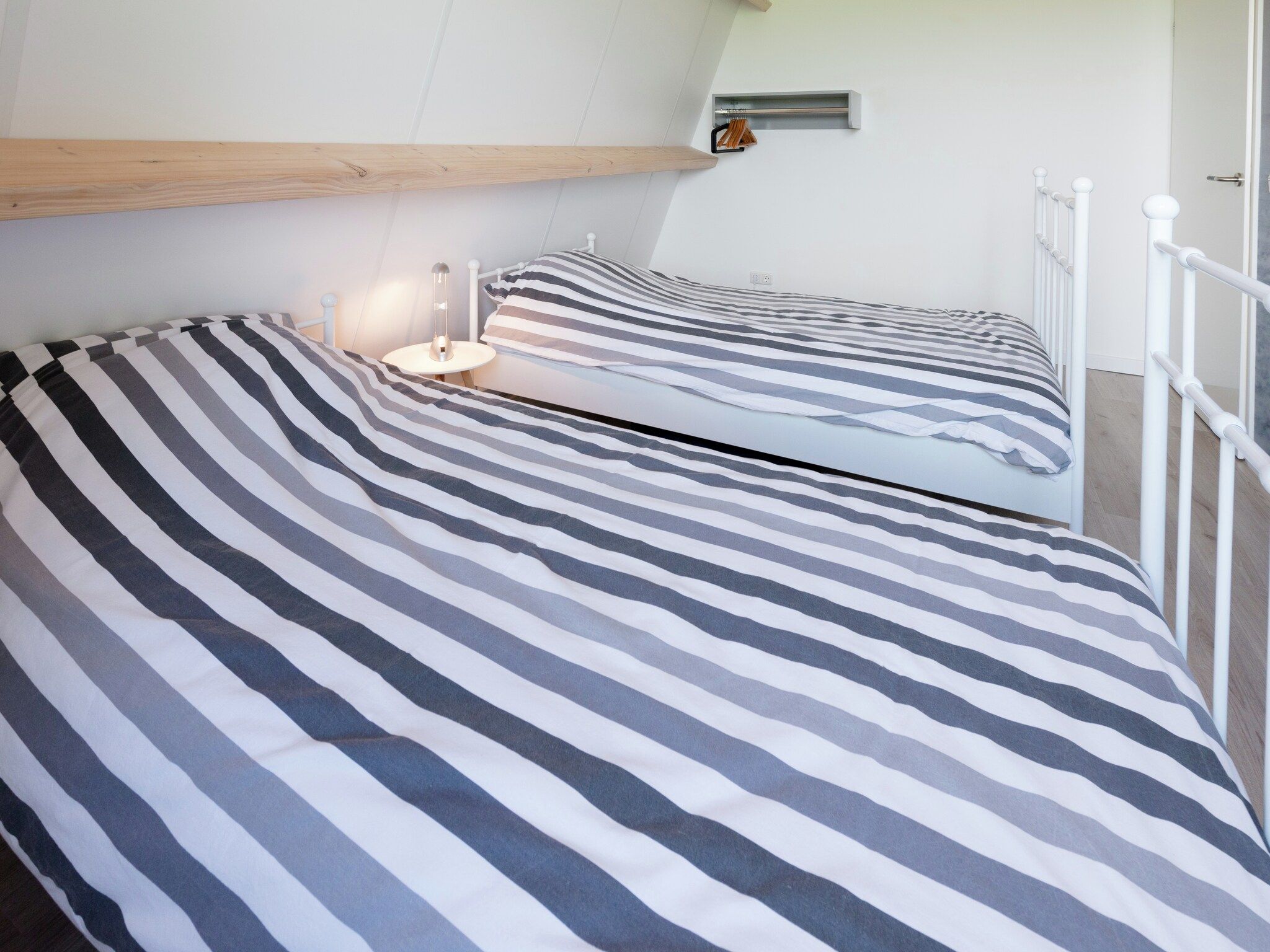 Een slaapkamer van Opvakantiebijdeboer in Schellinkhout