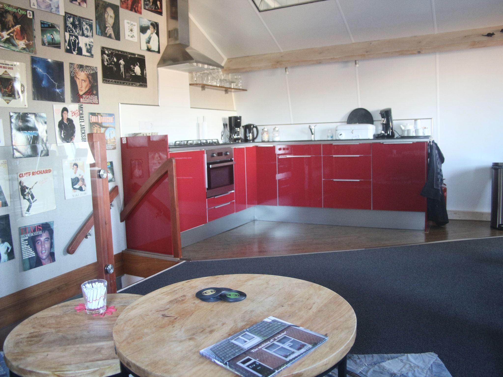 De keuken van B en B It Huuske in Easterlittens