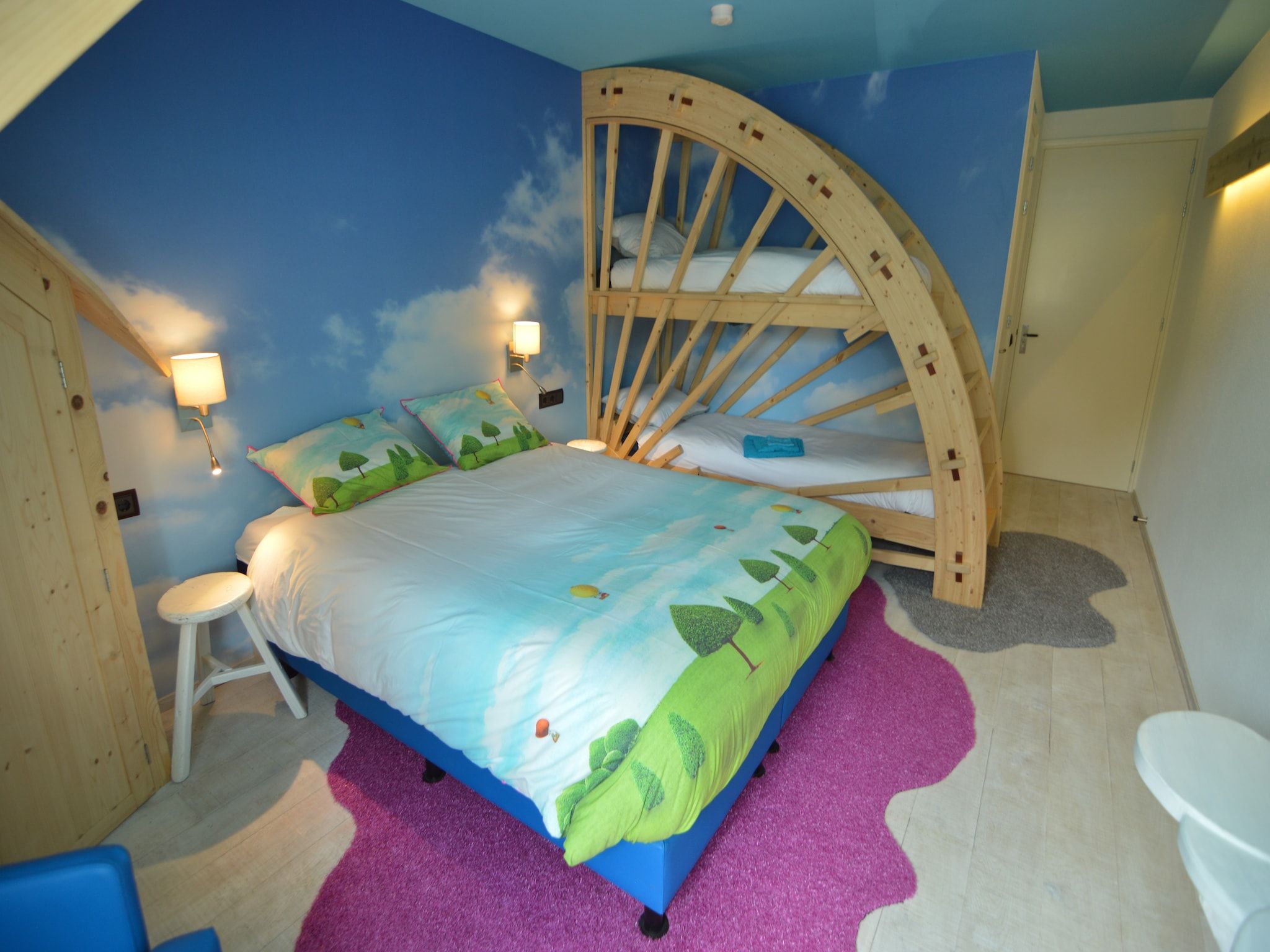 Een slaapkamer van Ballonatelier in Haaren