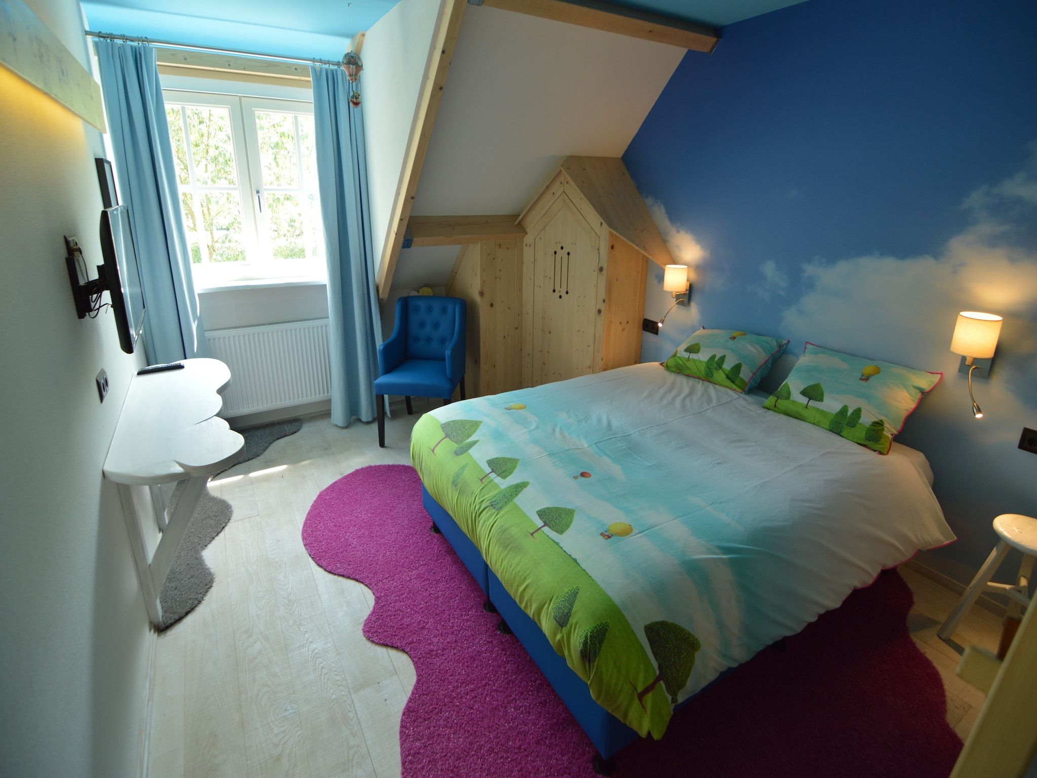 Een slaapkamer van Ballonatelier in Haaren