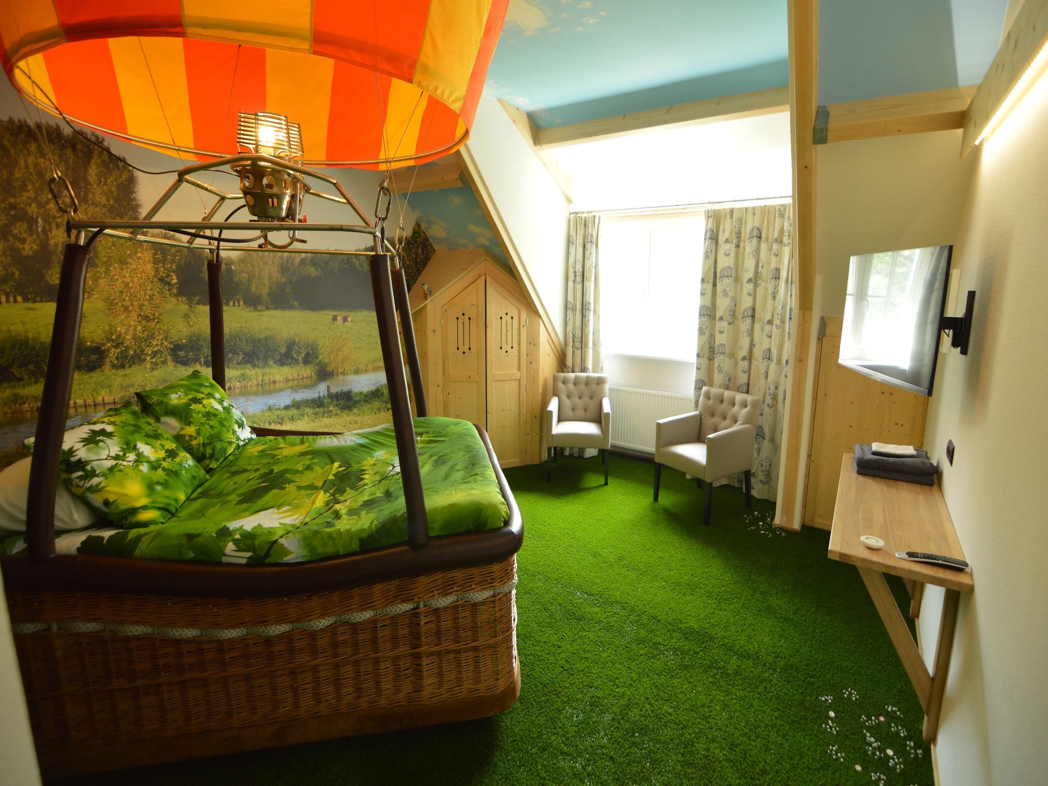 Een slaapkamer van Ballonatelier in Haaren