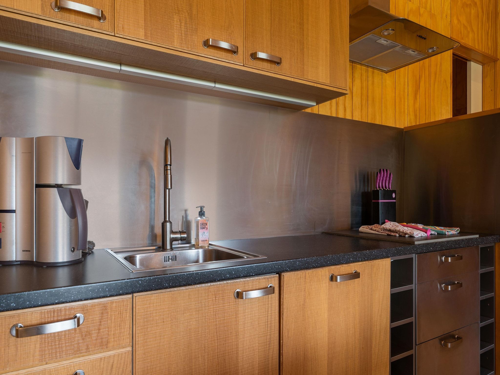 De keuken van Natuurhuis Dichtbij in Beilen