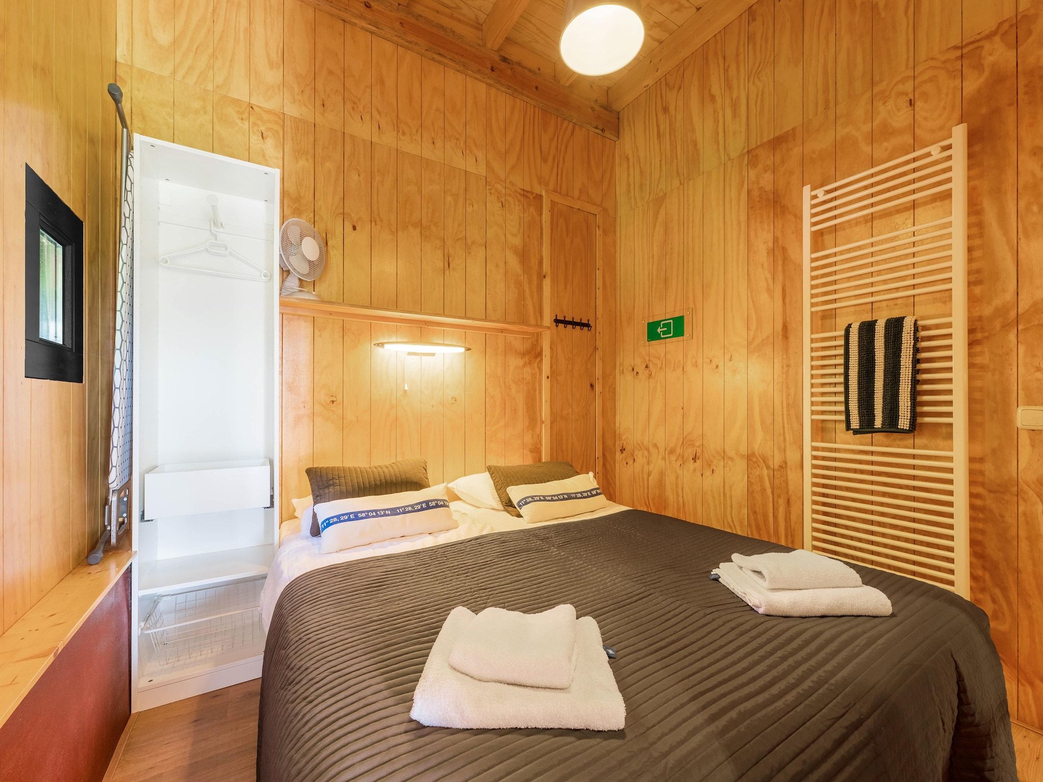 Een slaapkamer van Natuurhuis Dichtbij in Beilen