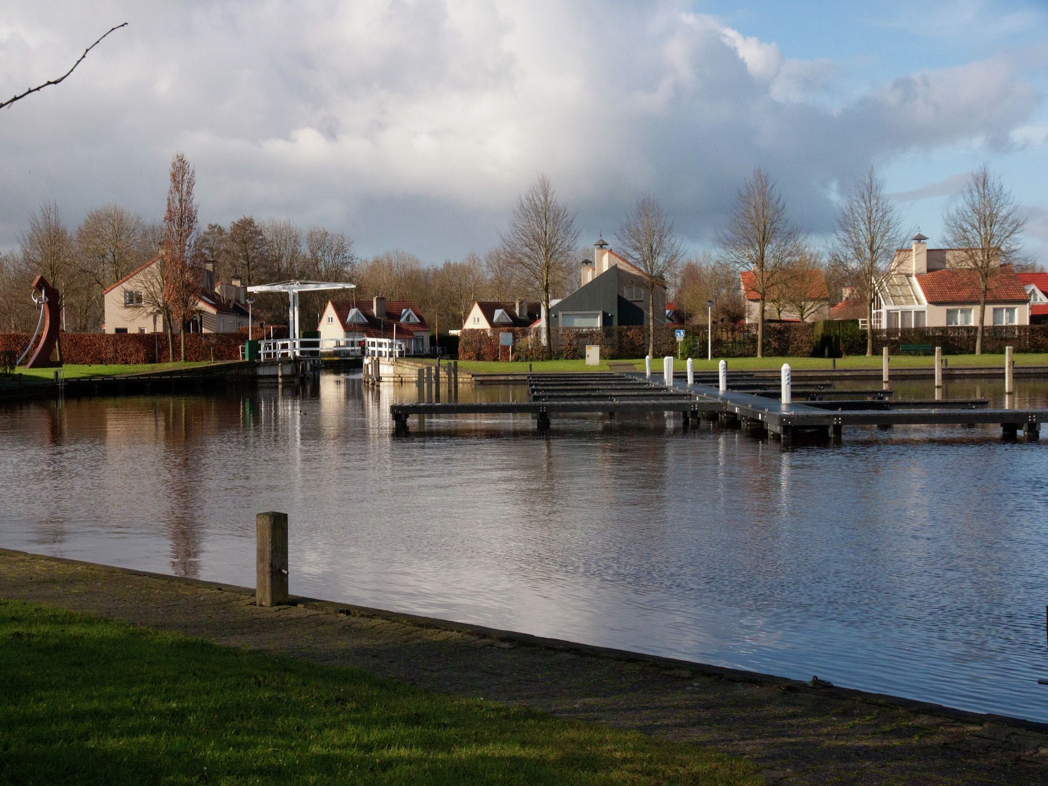 Het uitzicht vanaf Aan de Friese Meren in Langweer