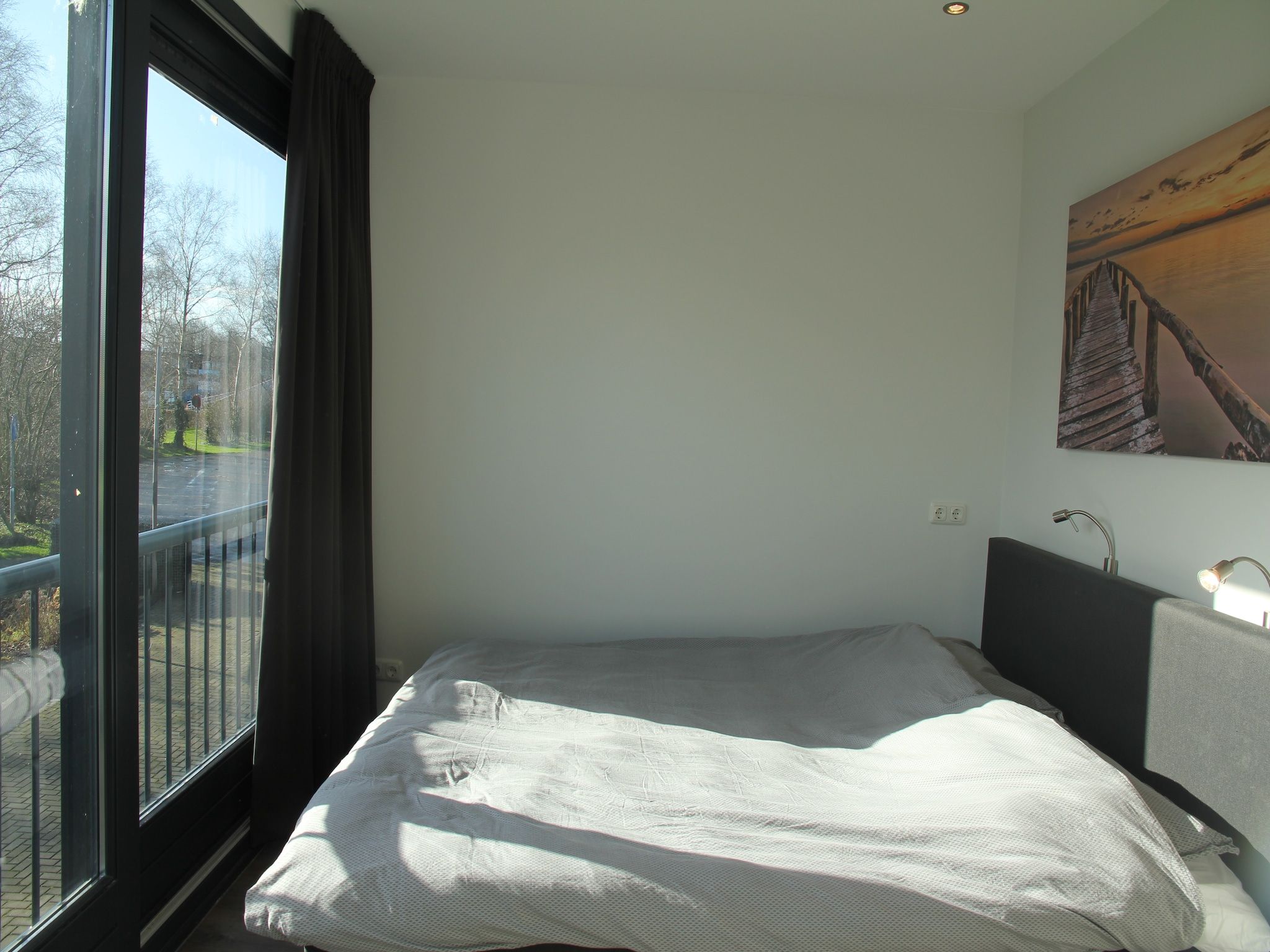 Een slaapkamer van Aan de Friese Meren in Langweer