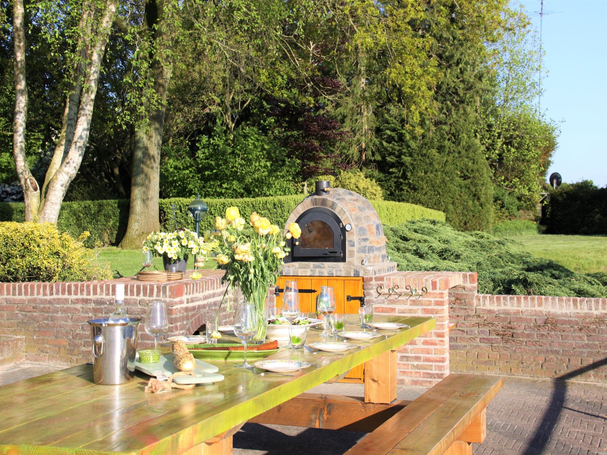 De tuin van Landgoed de Klimberg in Rheezerveen
