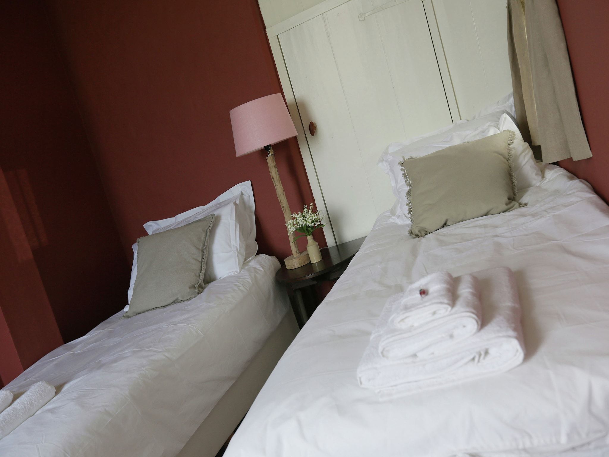 Een slaapkamer van Hofstede Groot Blankenstein in Doorn