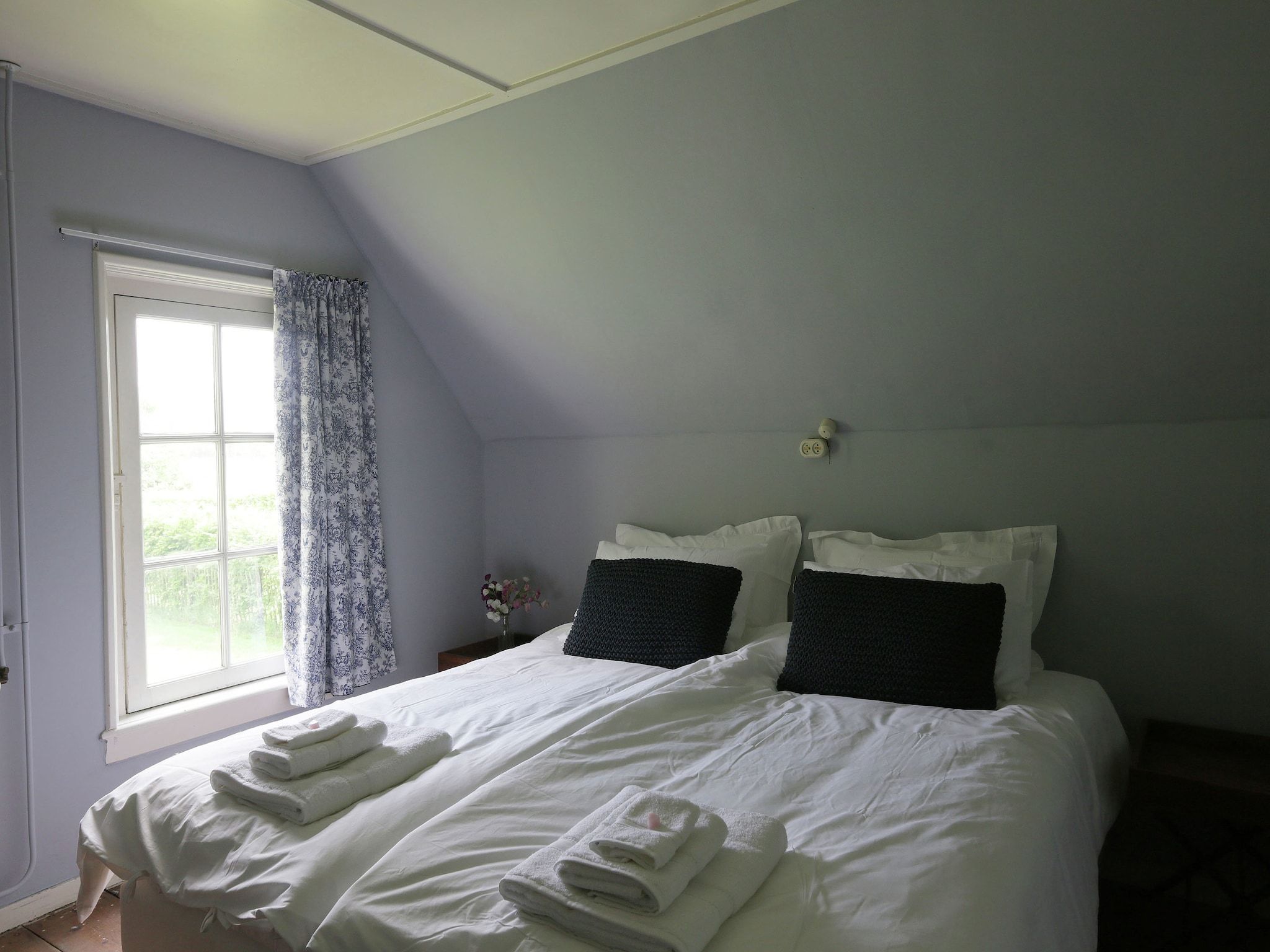 Een slaapkamer van Hofstede Groot Blankenstein in Doorn