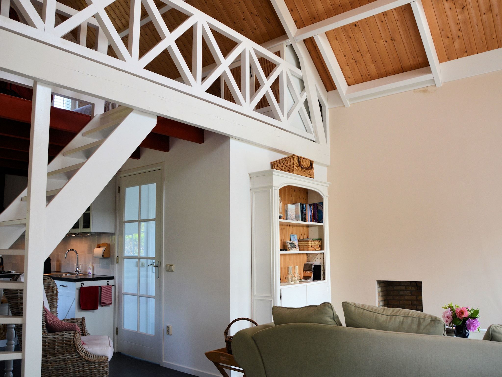 De woonkamer van Searose in Noordwijk