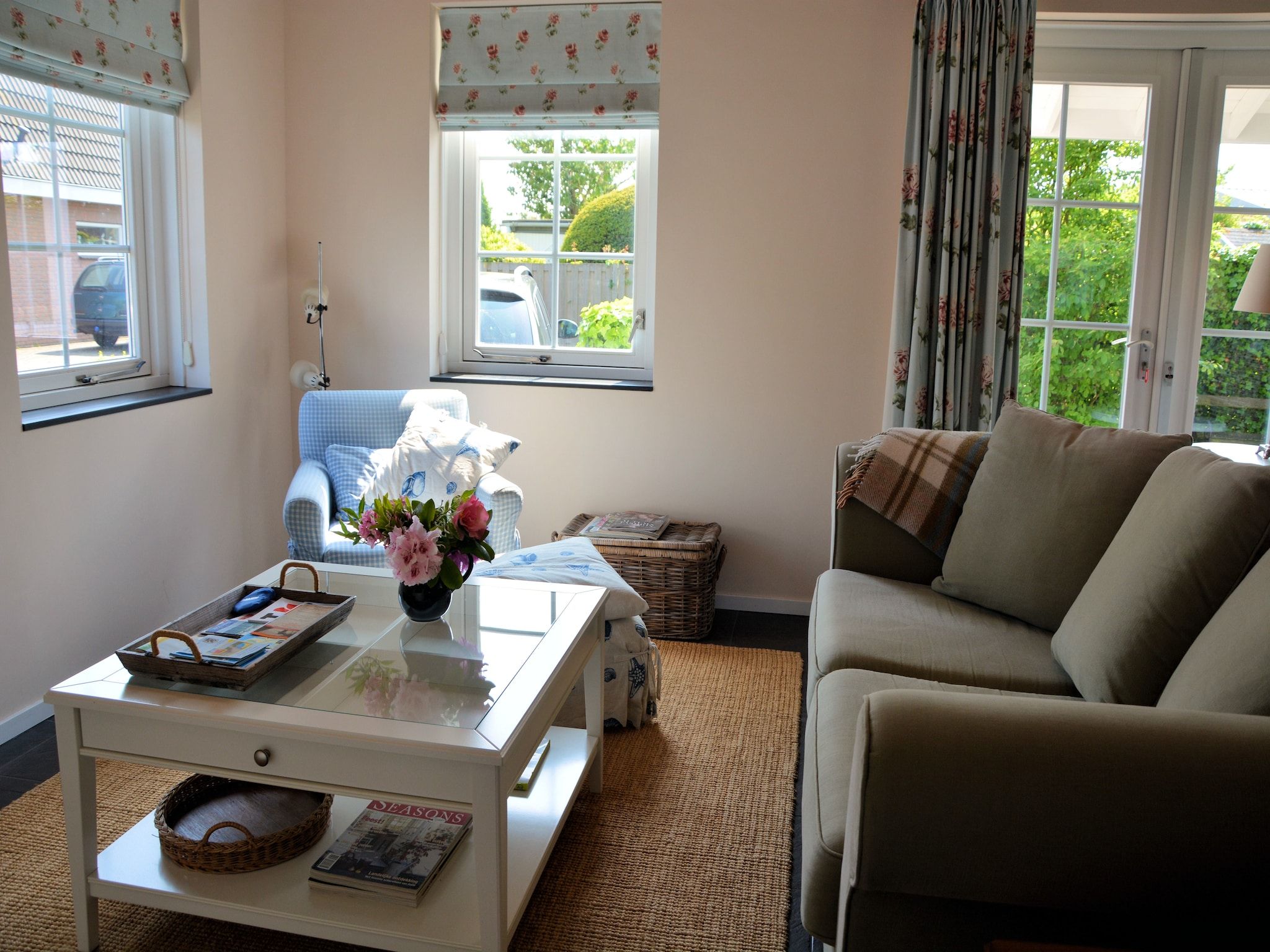 De woonkamer van Searose in Noordwijk