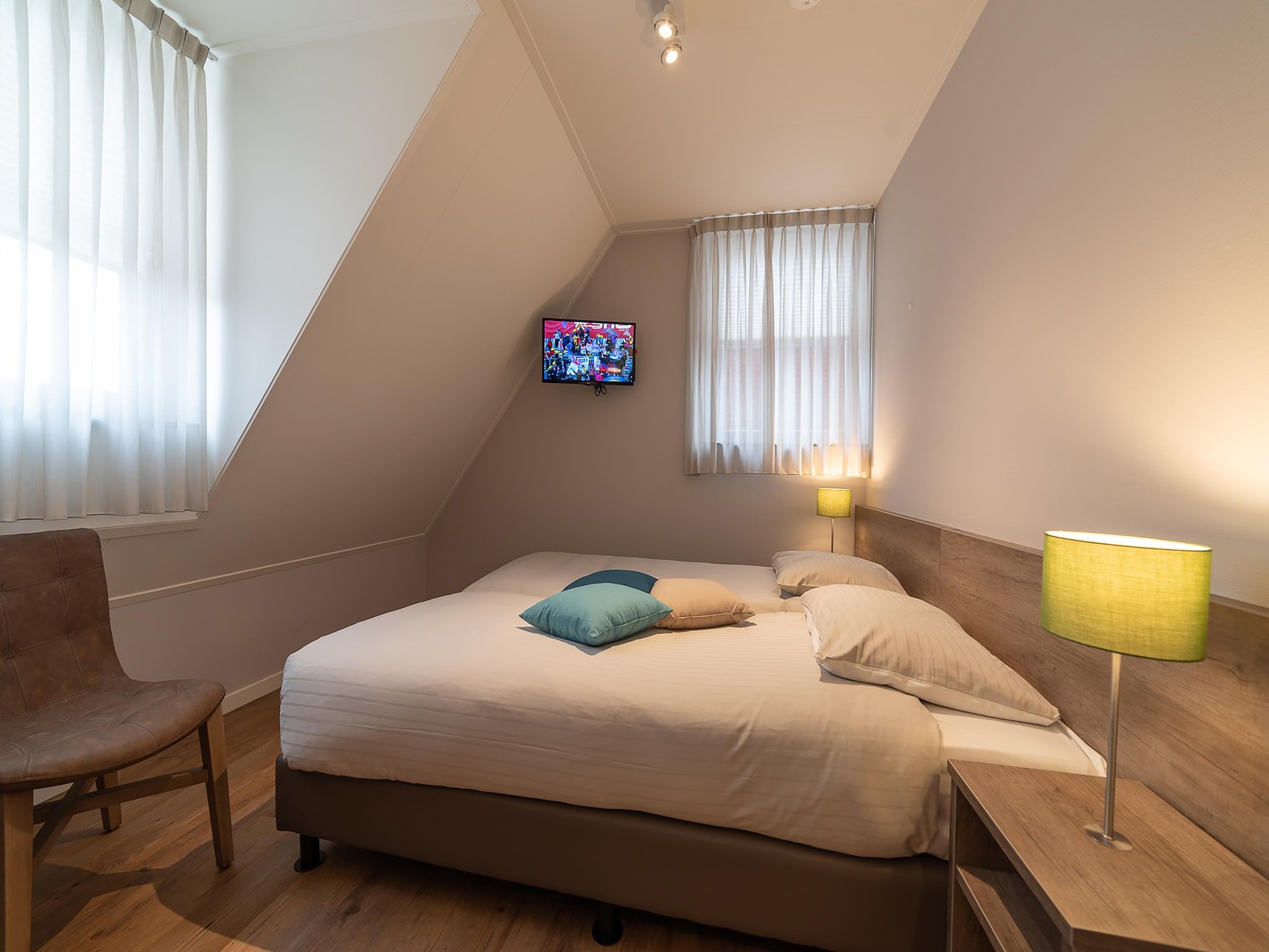 Een slaapkamer van Zeeuwse Pracht 8 pers in Colijnsplaat