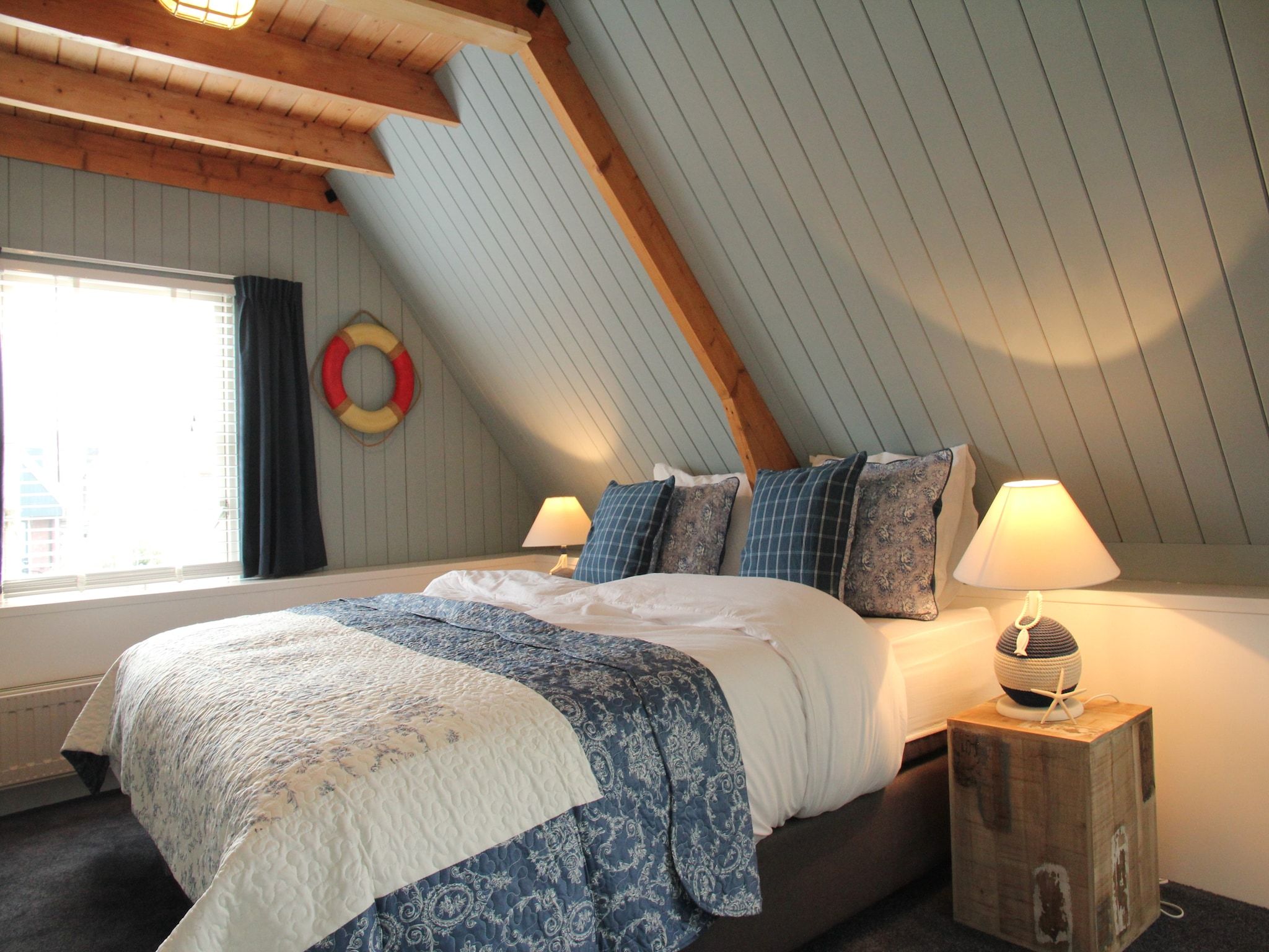 Een slaapkamer van Skippers Inn in Hindeloopen