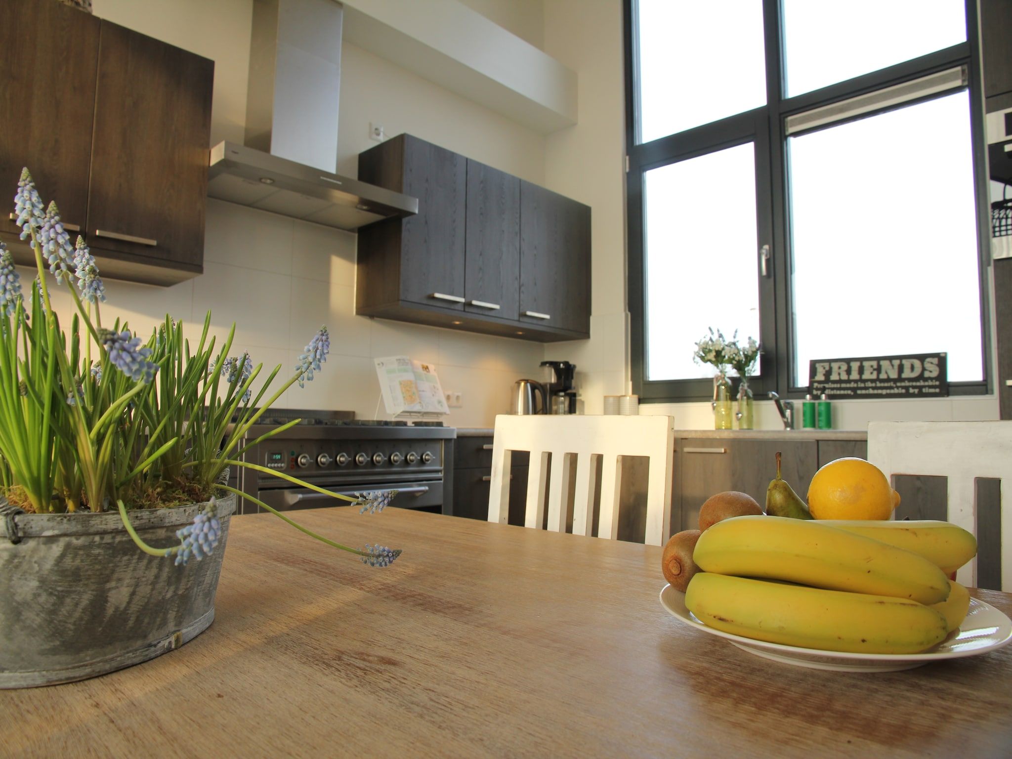 De eetkamer van Luna in Stavoren