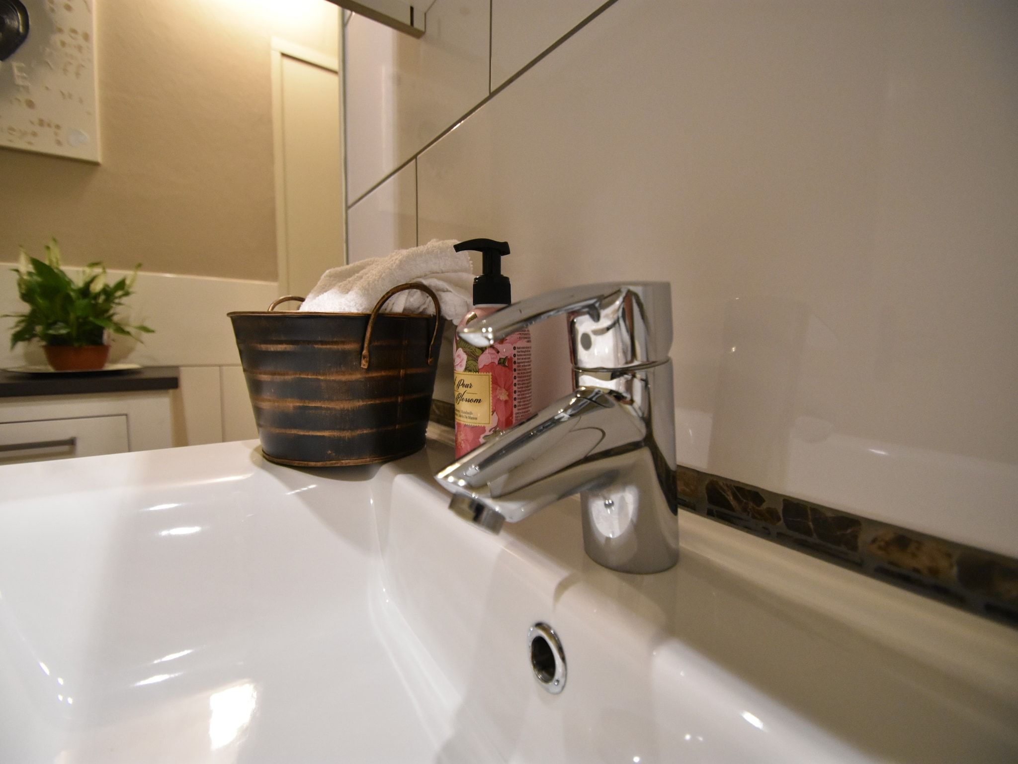 De badkamer van 't Woudhuis in Holten