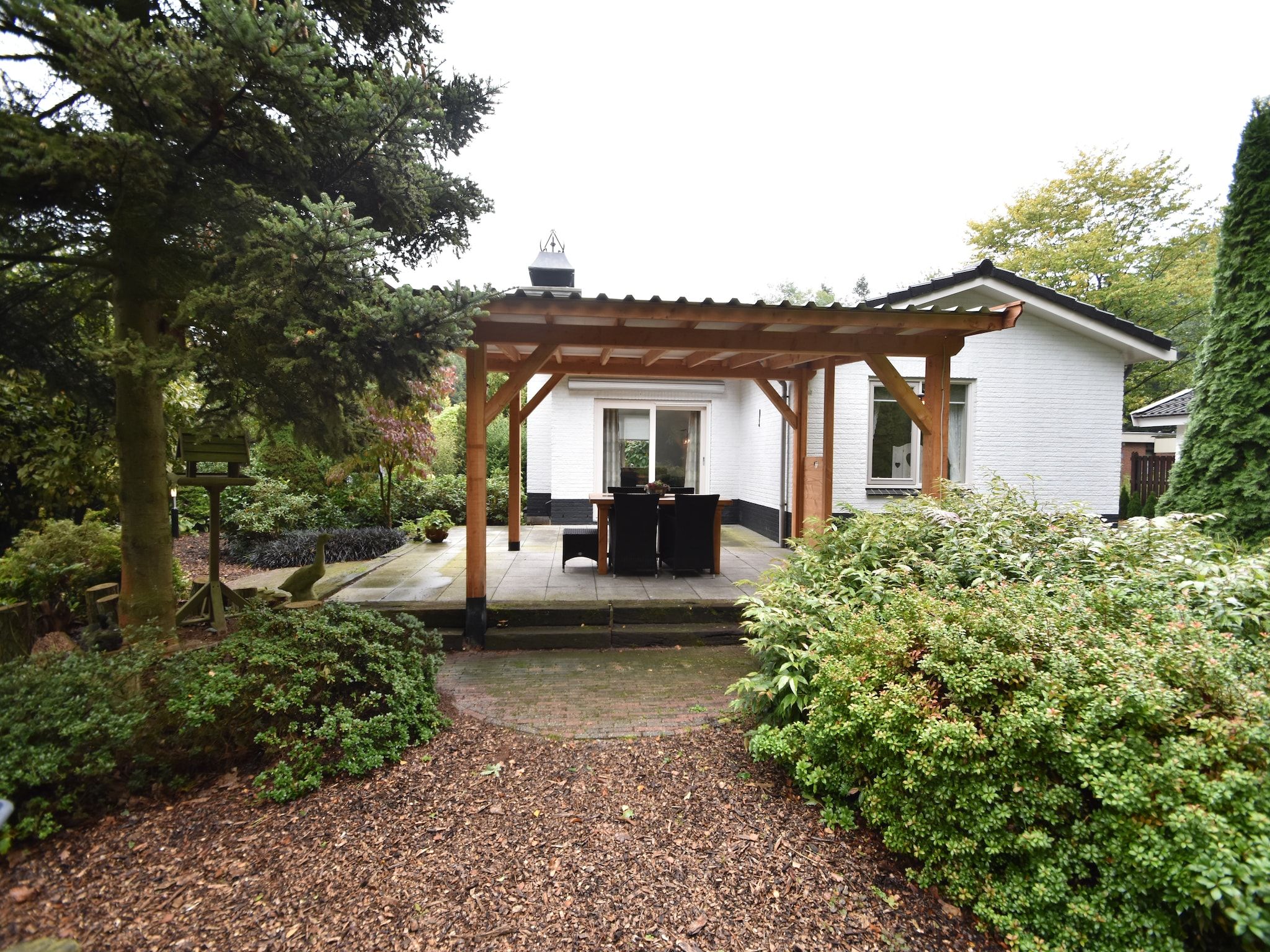 Het terras van 't Woudhuis in Holten