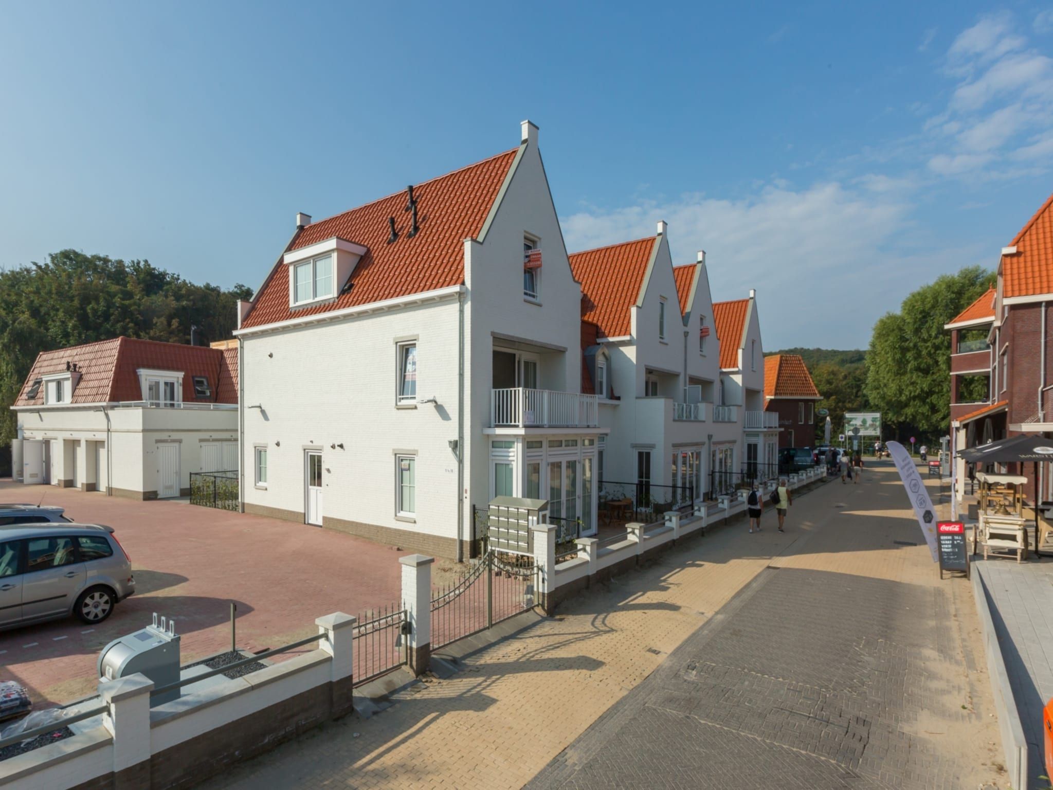 De buitenkant van appartement Kaapduinseweg 13 Dishoek 13D luxe 6p sauna in Koudekerke